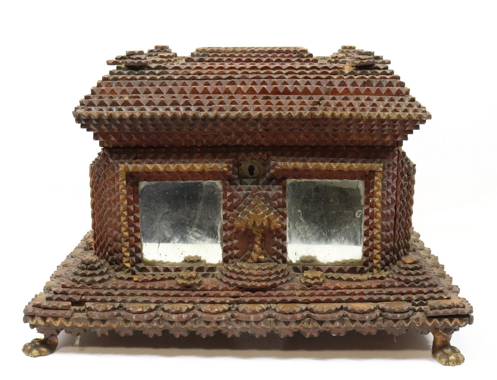 PAINTED TRAMP ART BOX (1 of 6)