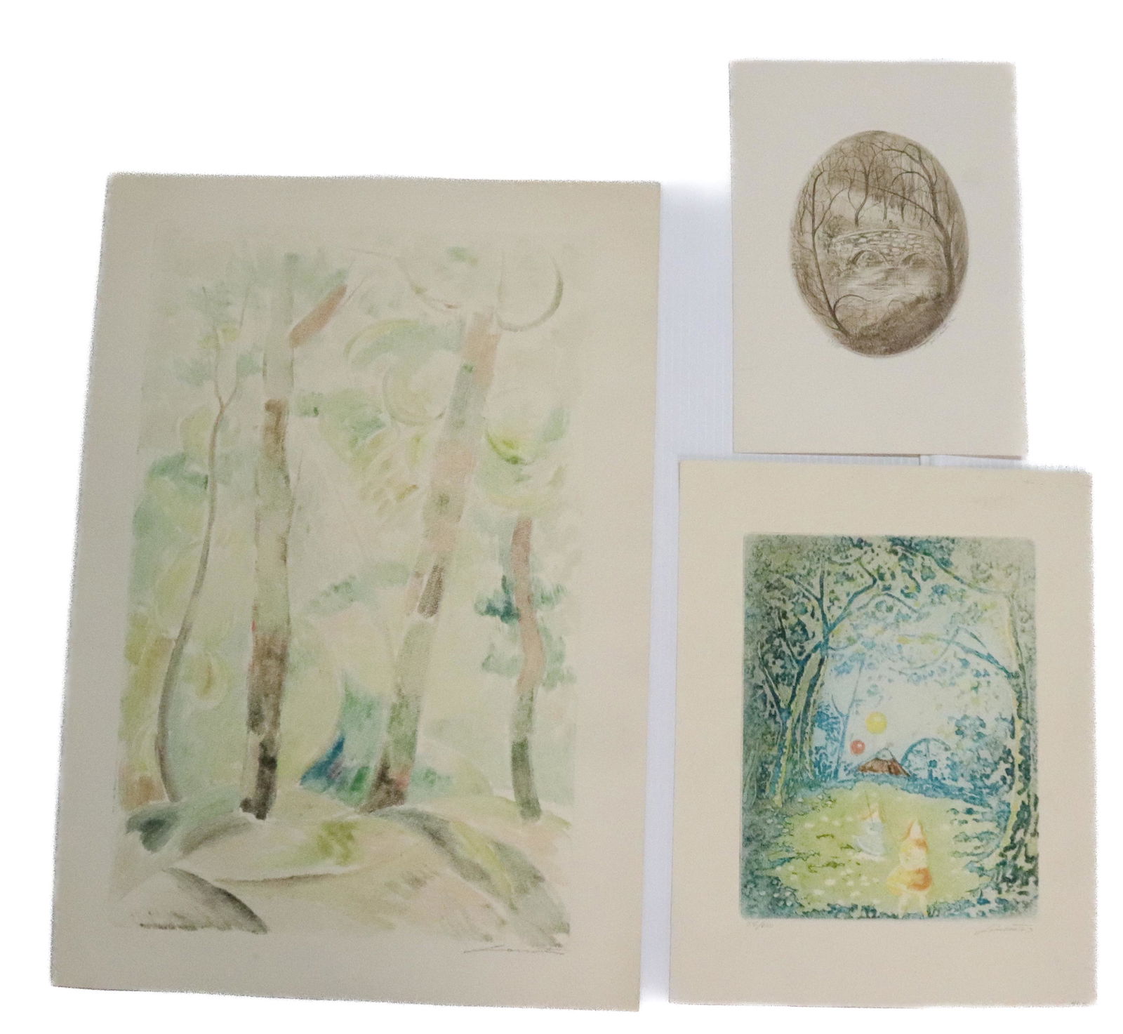 (3) PAUL LANCASTER ETCHINGS (1 of 7)