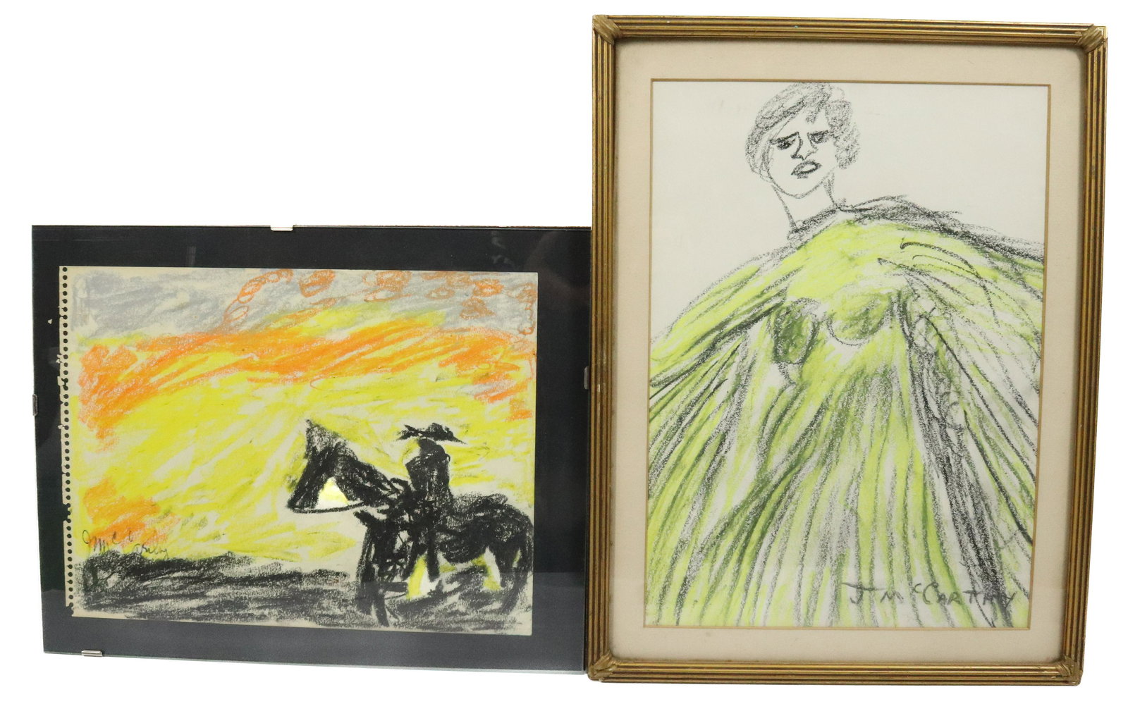 (2) JUSTIN MCCARTHY DRAWINGS (1 of 6)