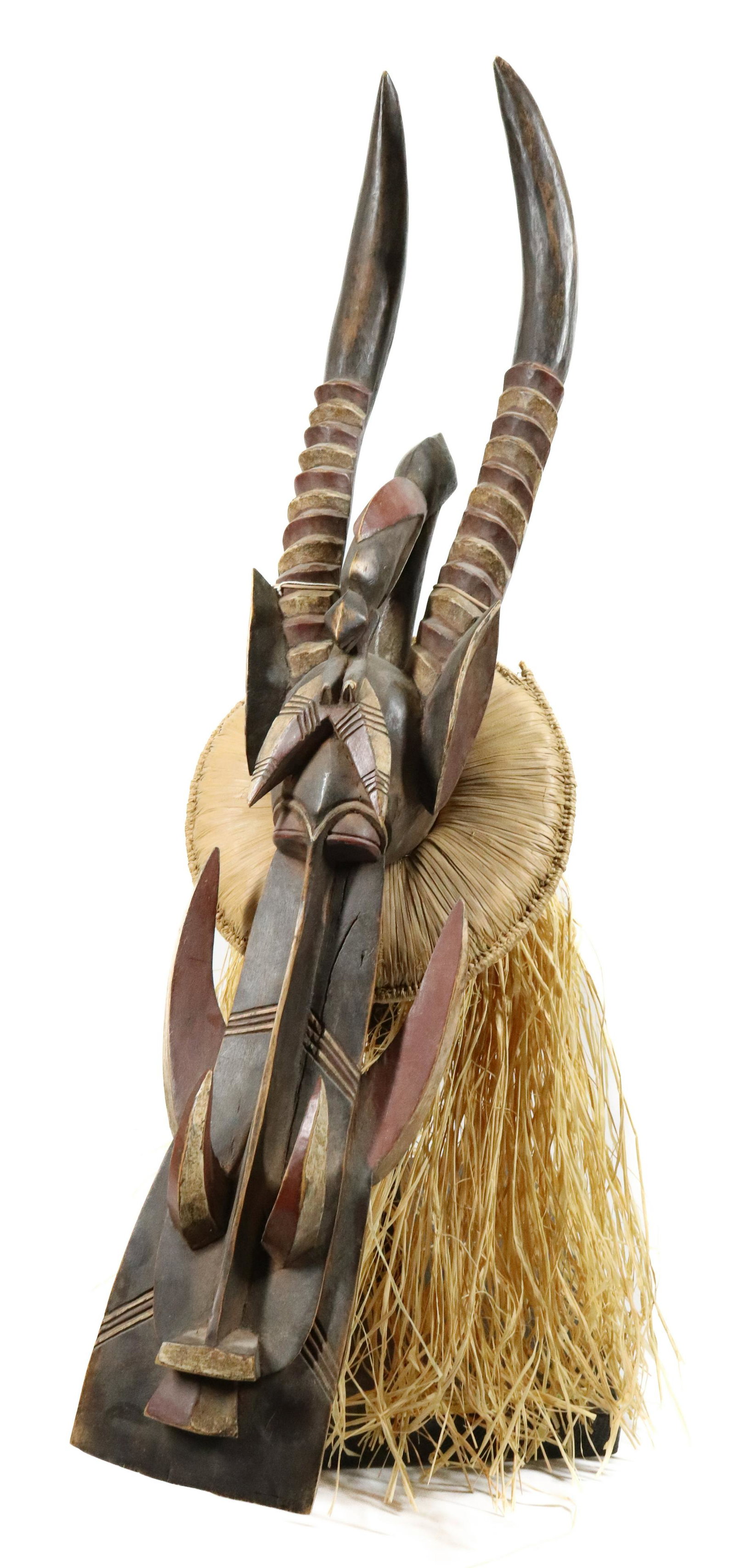 CARVED AFRICAN MASK (1 of 4)