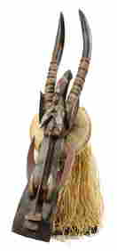 CARVED AFRICAN MASK (1 of 4)