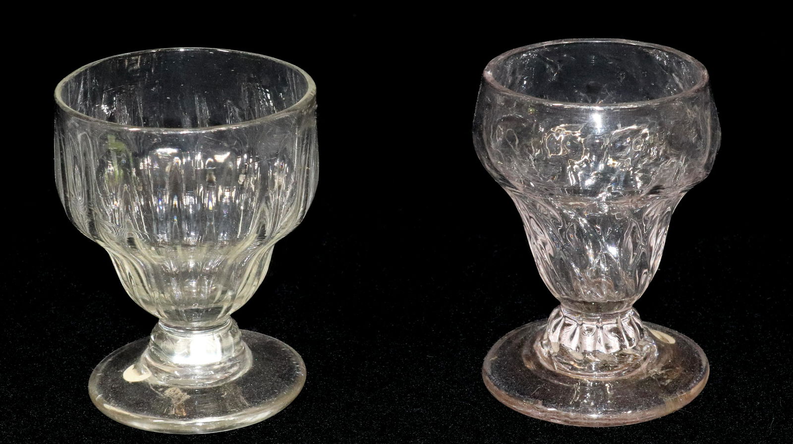 (2) STIEGEL TYPE FOOTED SALTS (1 of 6)