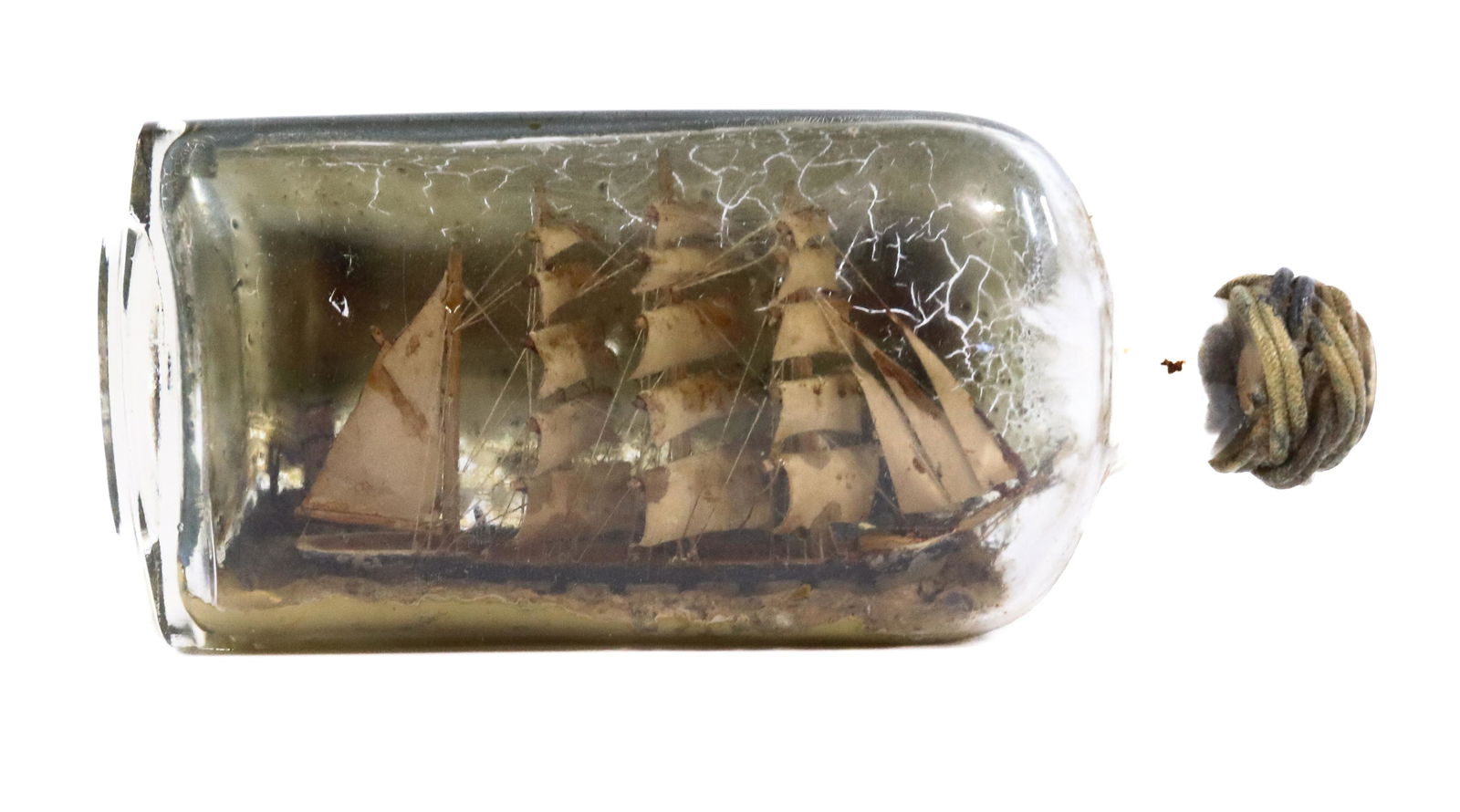 ANTIQUE SHIP IN A BOTTLE (1 of 3)