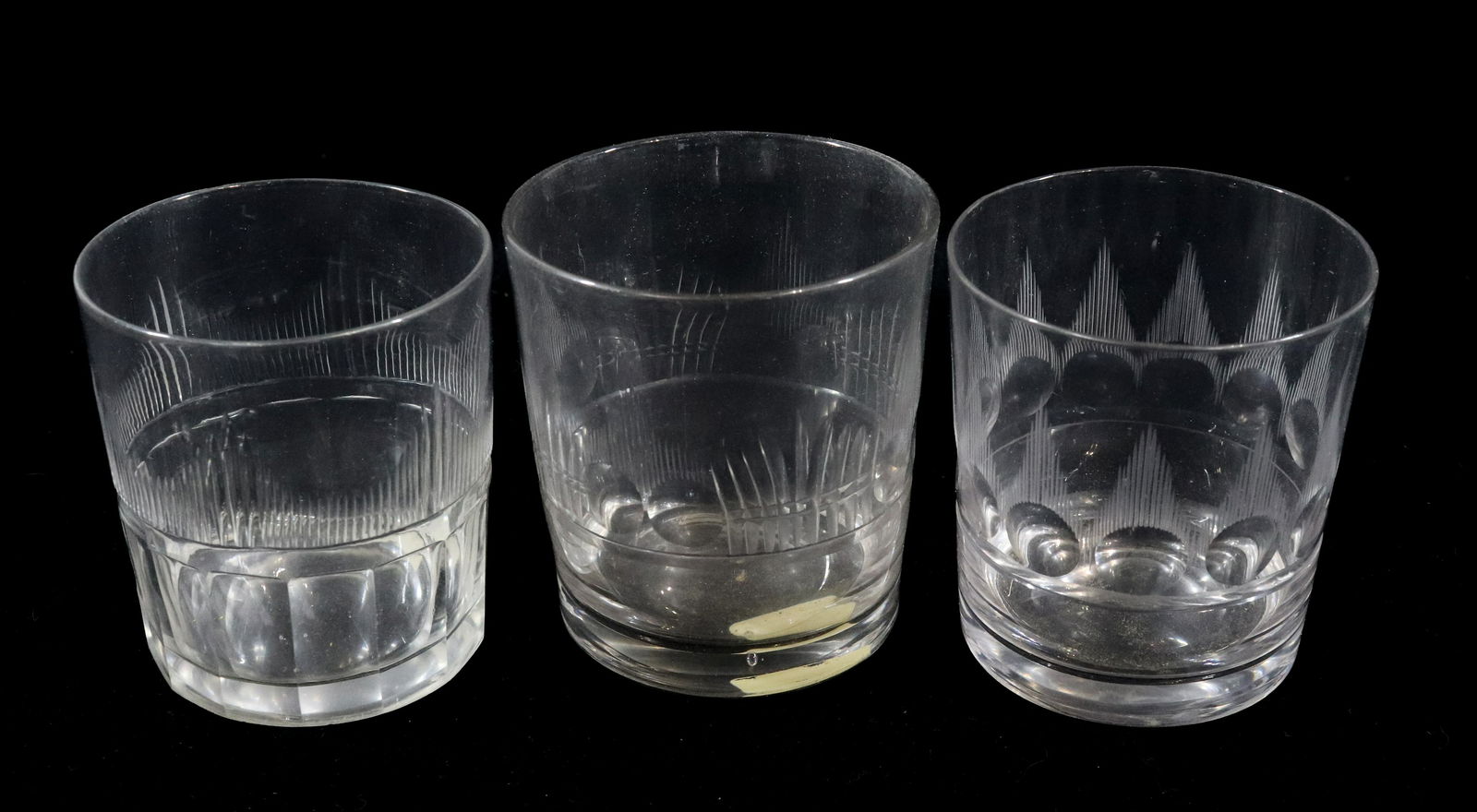 (3) EARLY PITTSBURGH GLASS TUMBLERS (1 of 4)
