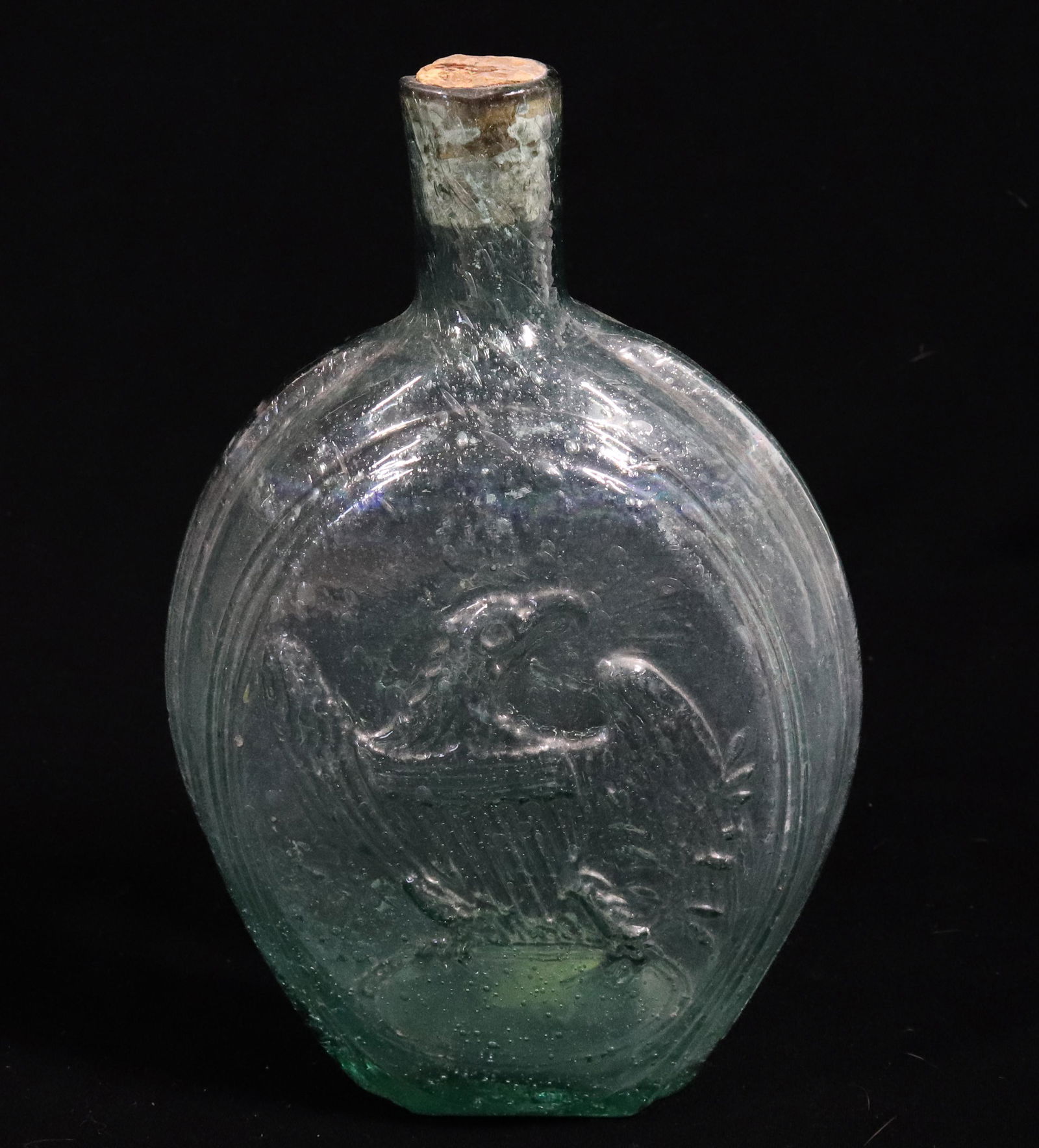 GII-38 COFFIN & HAY EAGLE FLASK (1 of 8)