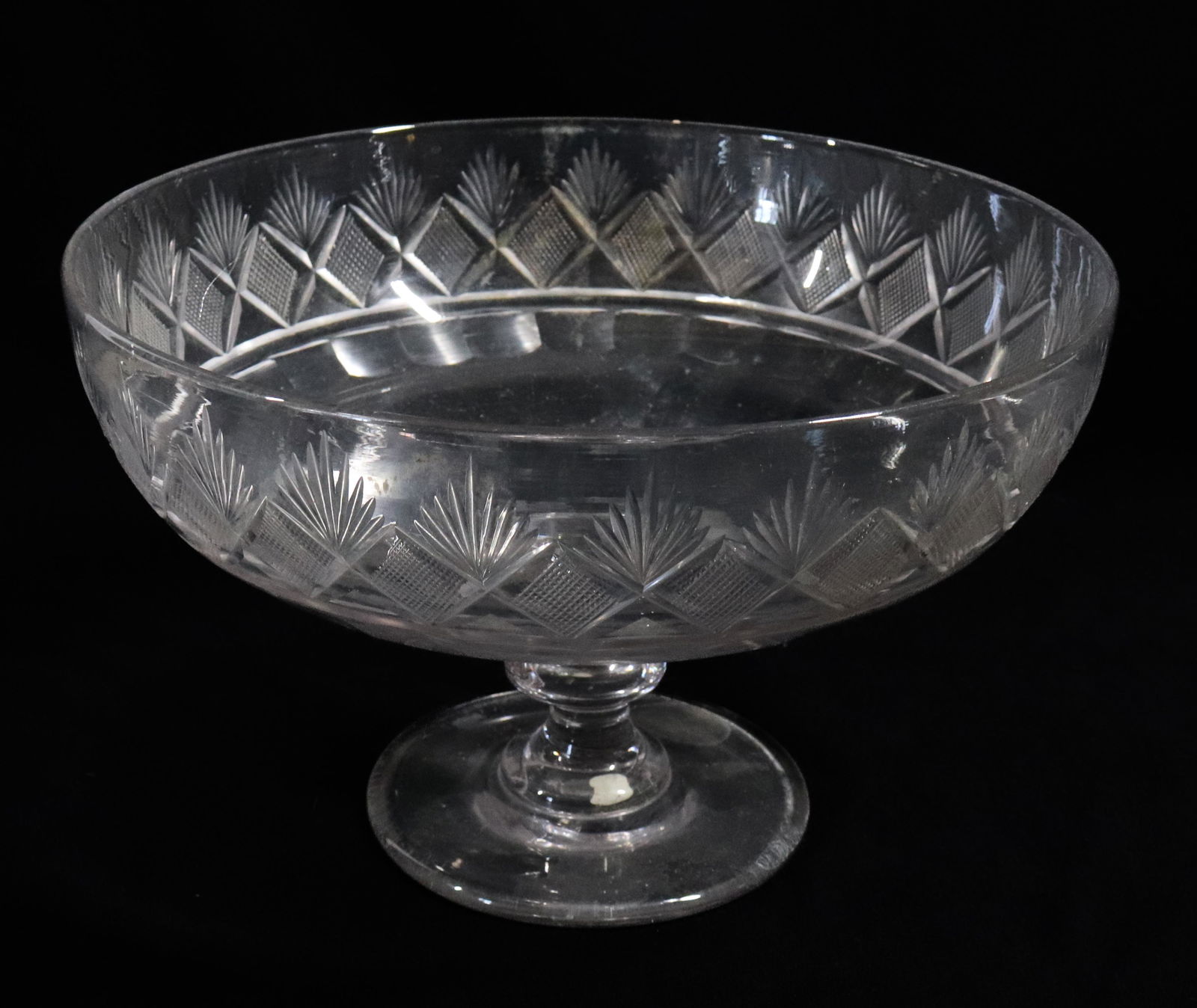 PITTSBURGH CUT GLASS COMPOTE (1 of 4)