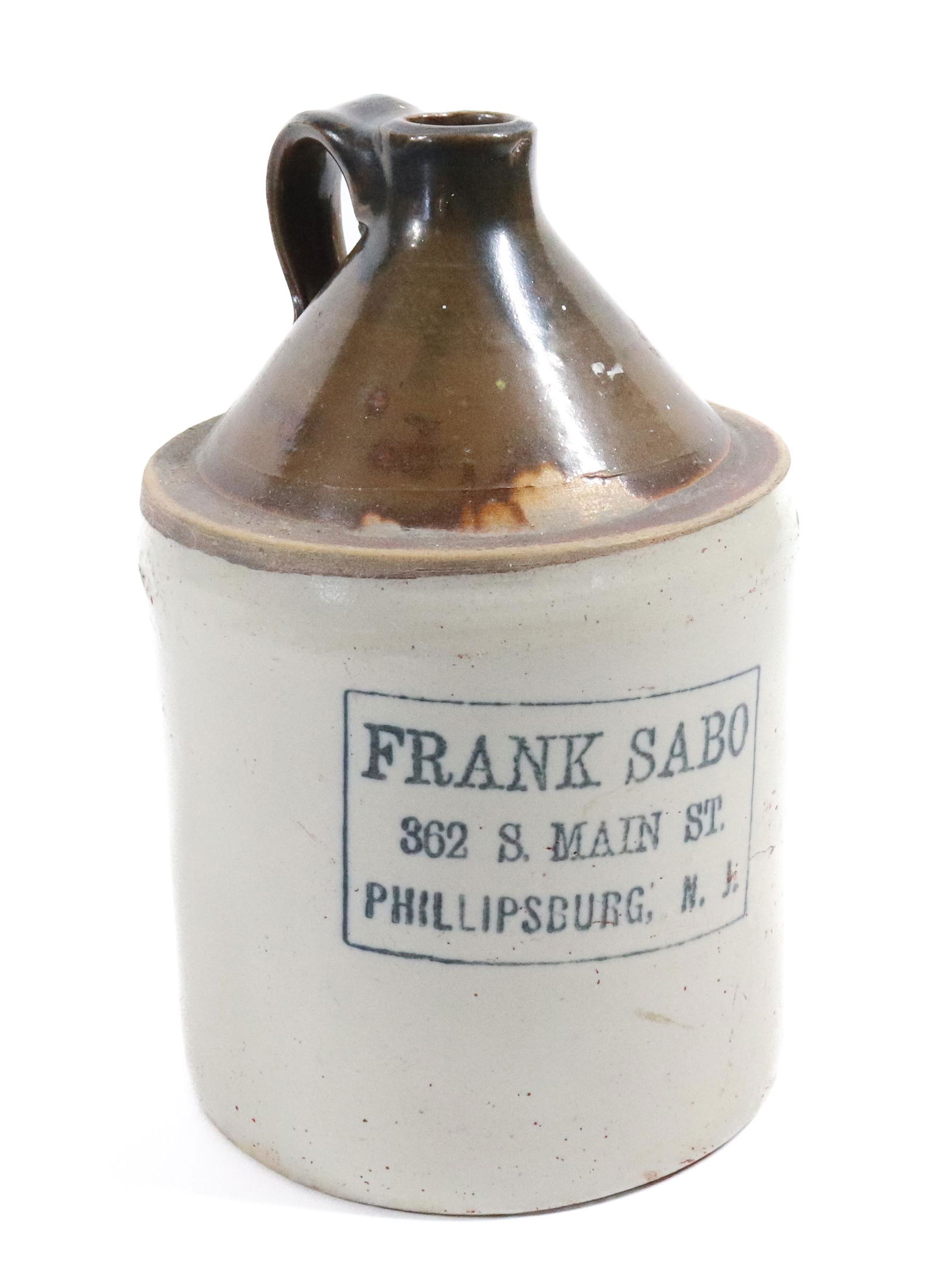 NEW JERSEY ADVERTISING JUG (1 of 5)