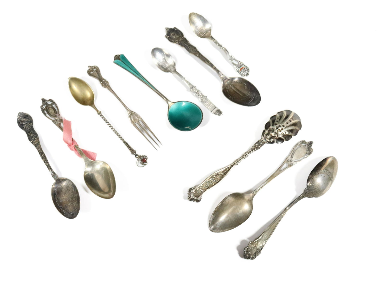 (11) STERLING SILVER SPOONS (1 of 6)