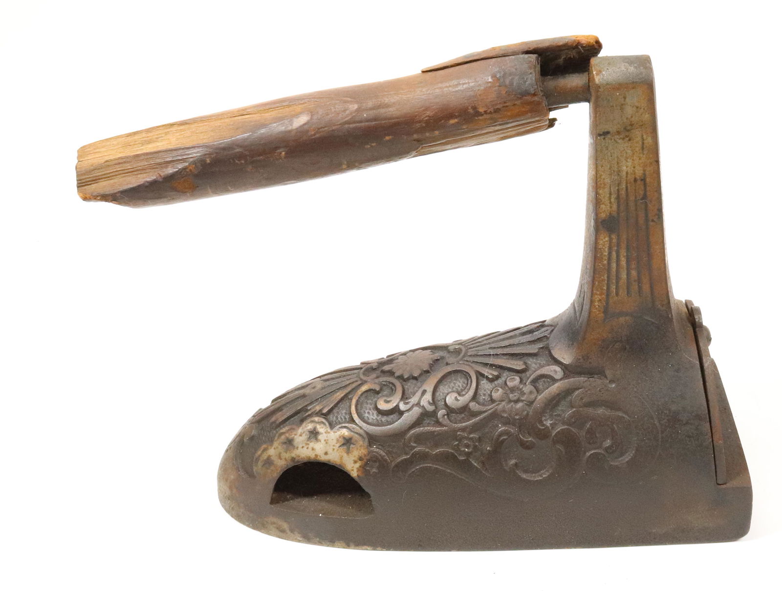 DECORATED GAS JET IRON (1 of 5)