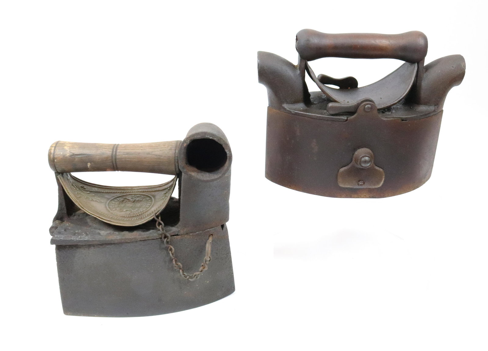 (2) CHARCOAL IRONS (1 of 4)