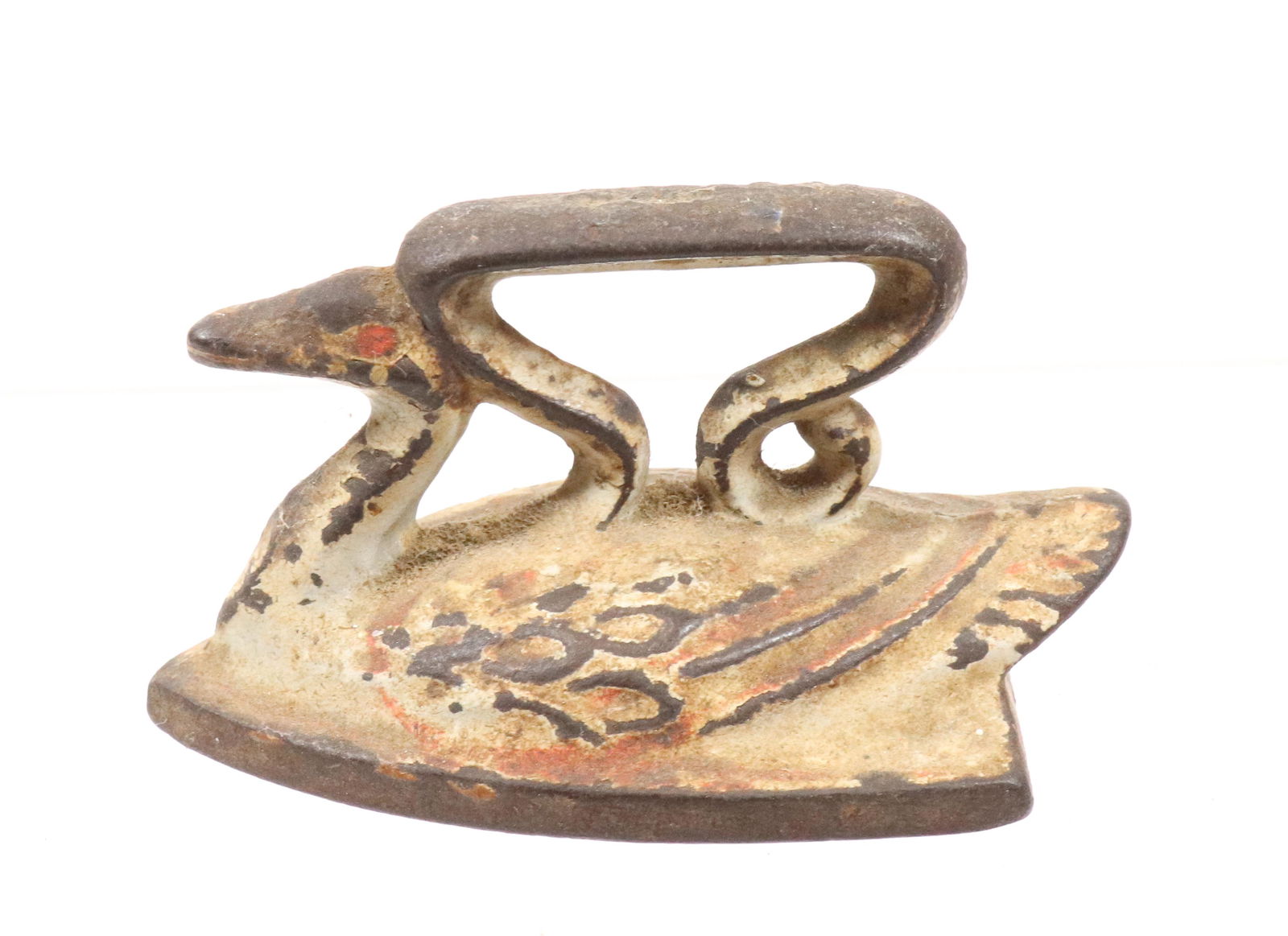 MINIATURE CAST IRON SWAN IRON (1 of 4)