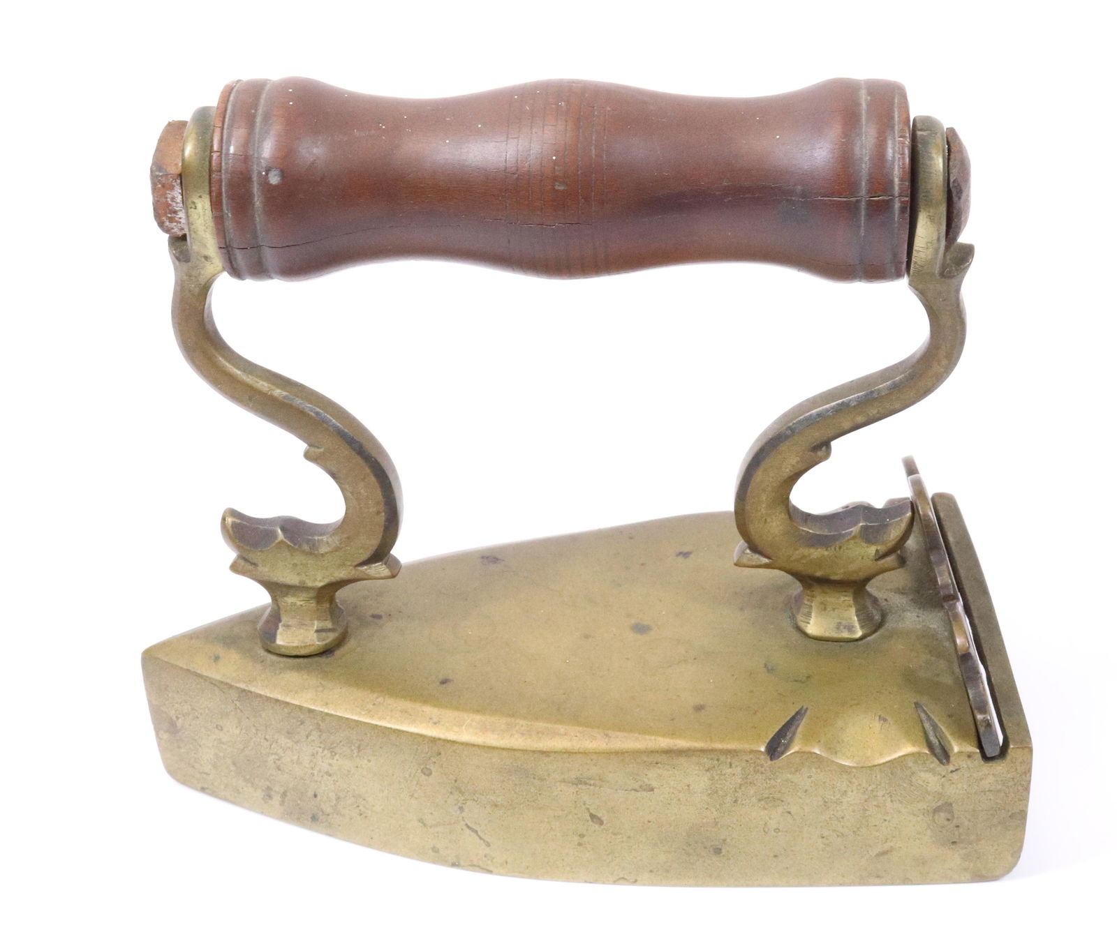 FANCY BRASS SLUG IRON (1 of 4)