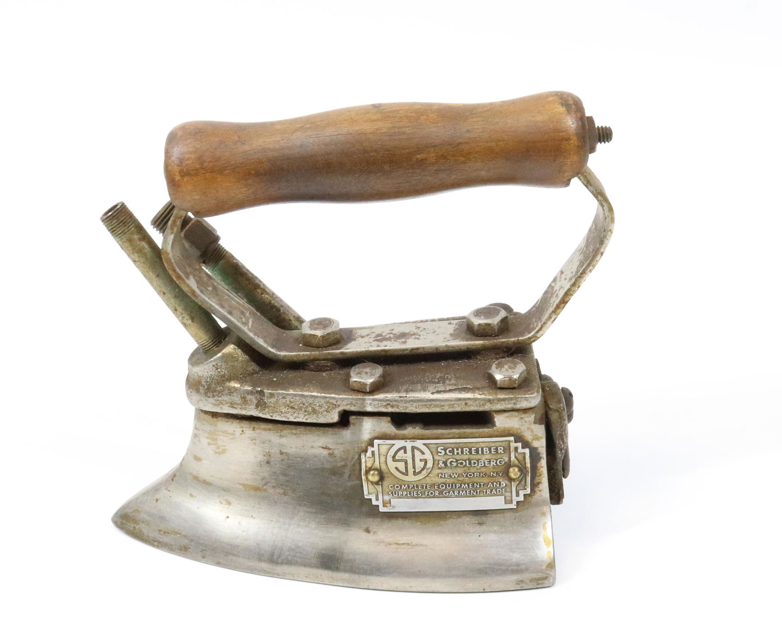 ANTIQUE NATURAL GAS IRON (1 of 4)