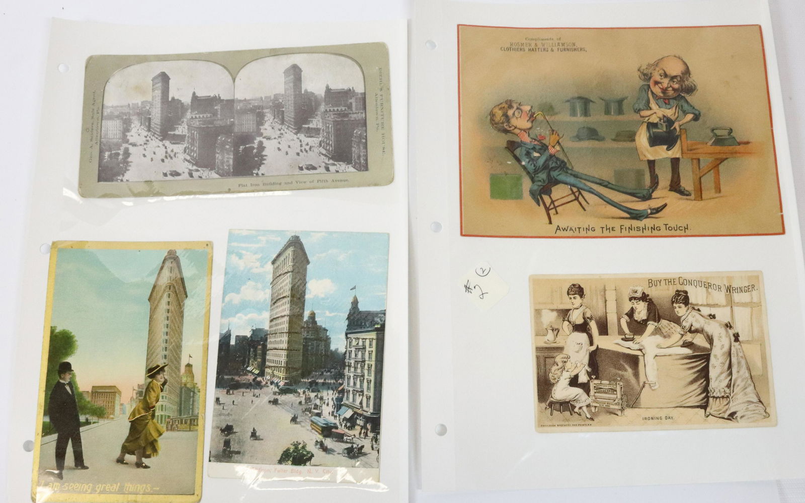 IRON RELATED TRADE AND POST CARDS (1 of 3)