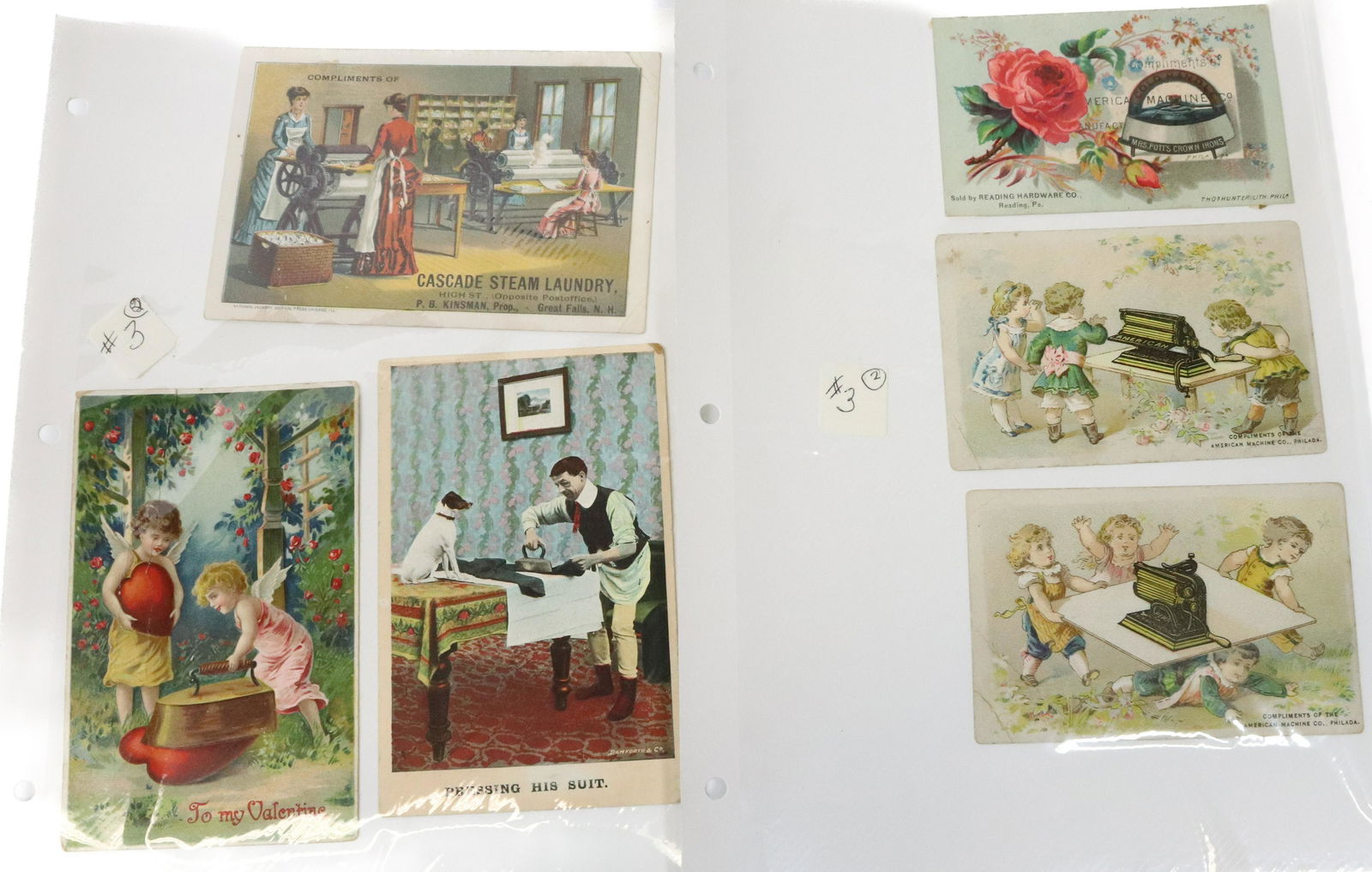 IRON RELATED TRADE AND POST CARDS (1 of 3)