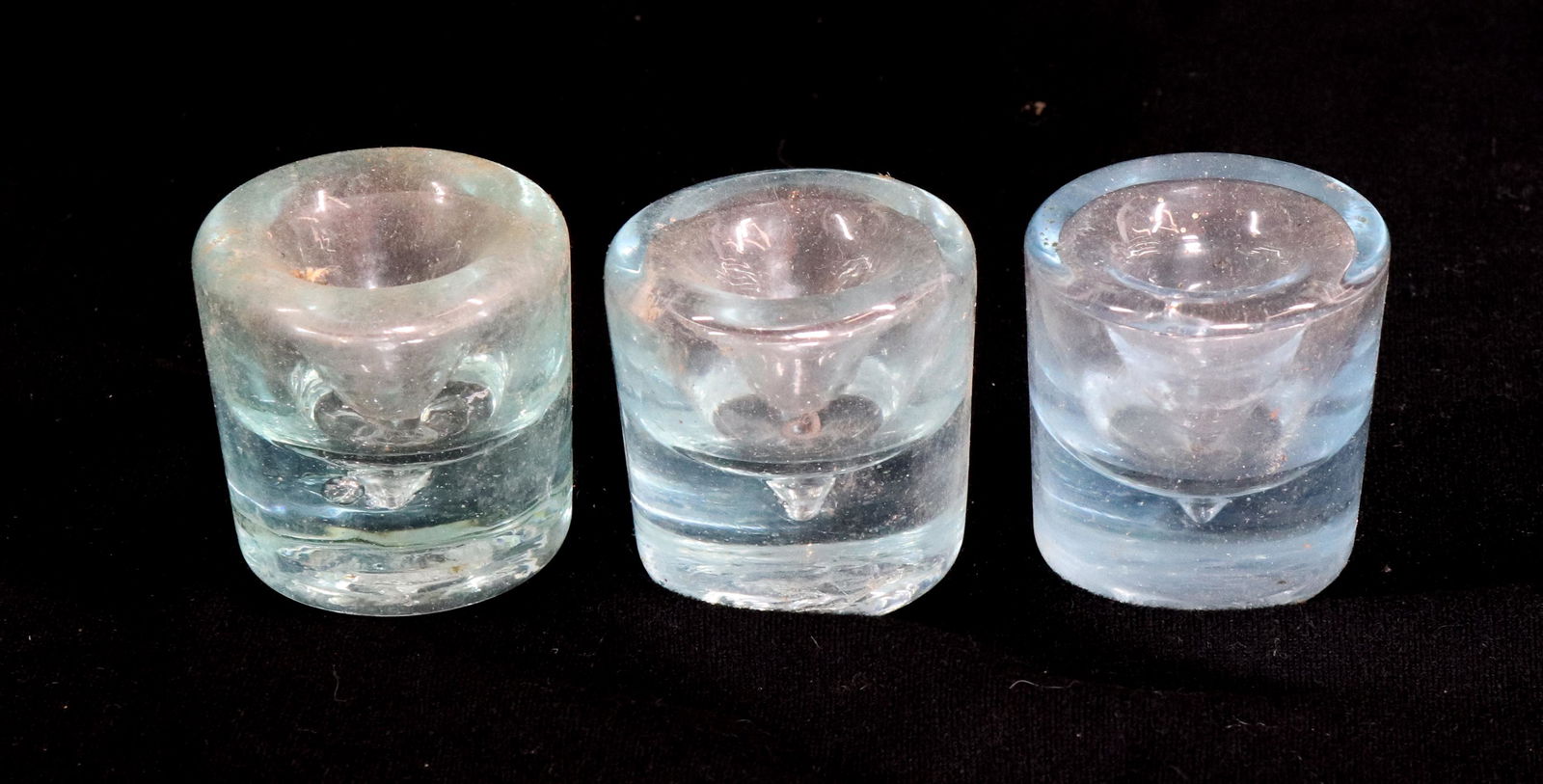 (3) BLOWN GLASS AQUA INKS (1 of 3)