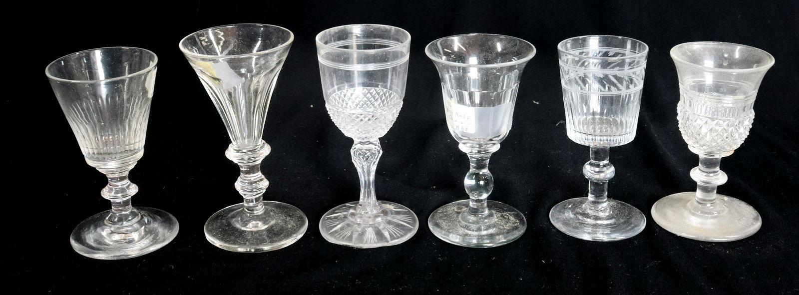 (6) 19TH CENT. CUT STEMWARE (1 of 3)
