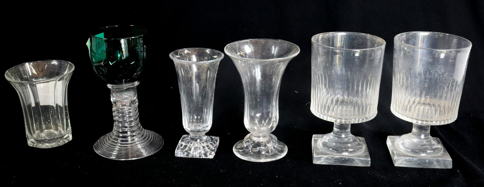 (6) 19TH CENT. ENGLISH SWEETMEATS/STEMS (1 of 4)