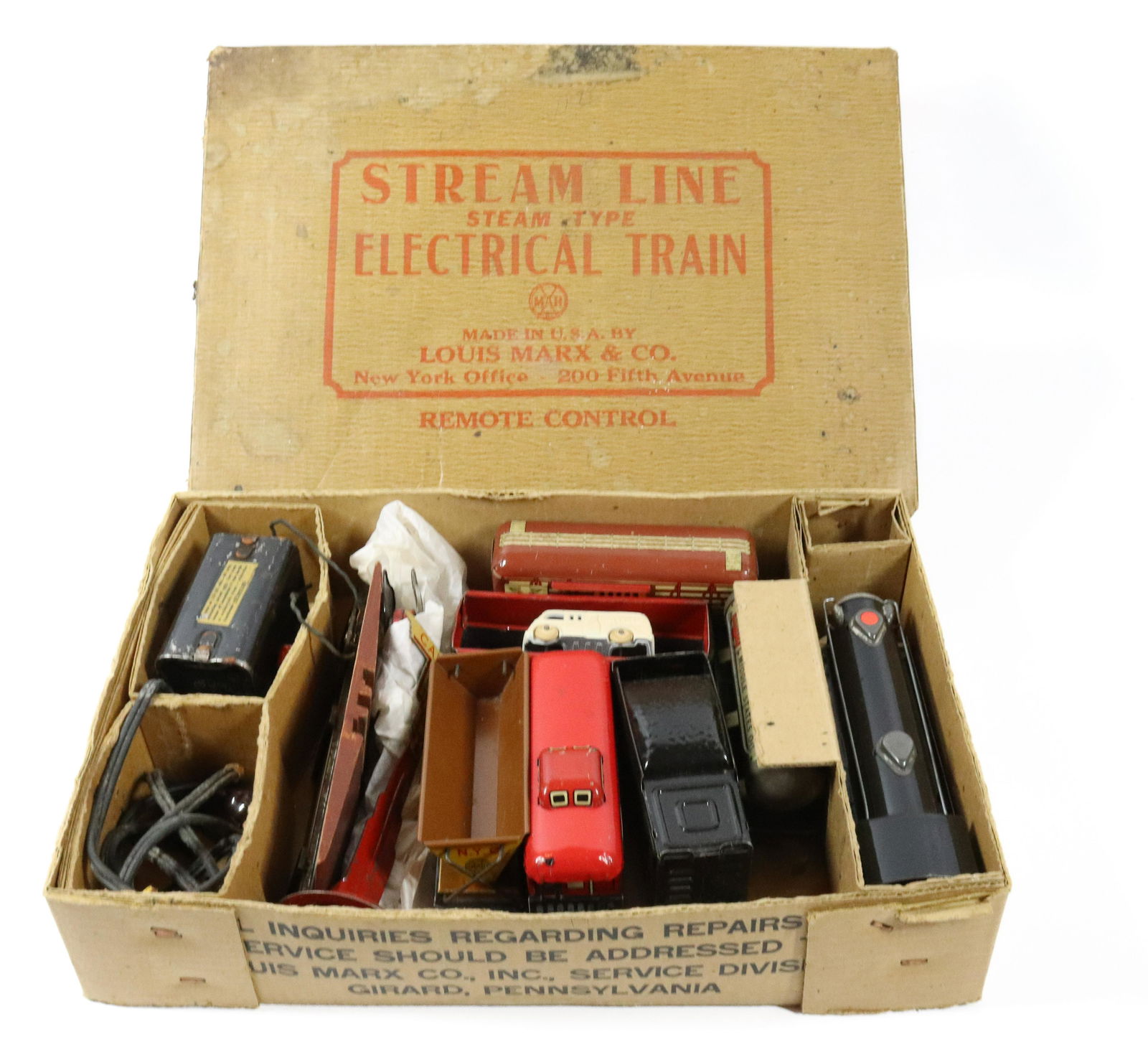 MARX TRAIN SET IN BOX (1 of 3)