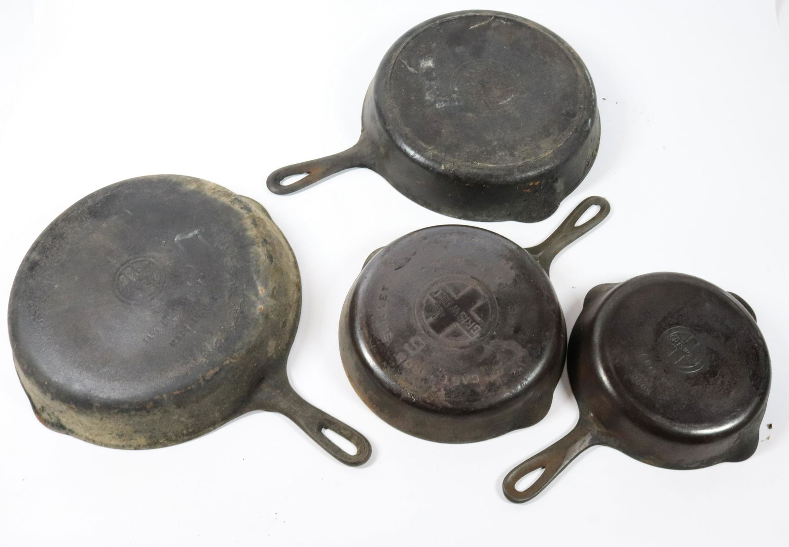(4) GRISWOLD CAST IRON PANS (1 of 6)
