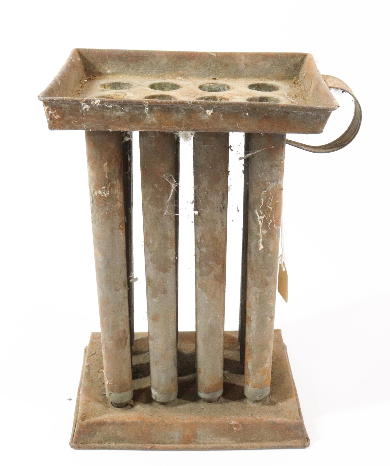 TOLE 12 CANDLE MOLD: WITH HANDLES 10" X 7" Terms: Please Read Carefully before Bidding. Hartzell’s Auction Gallery Inc. will Conduct an ON-LINE ONLY Auction at 2481 Belvidere Rd, Phillipsburg, Nj. 08865. There will be F