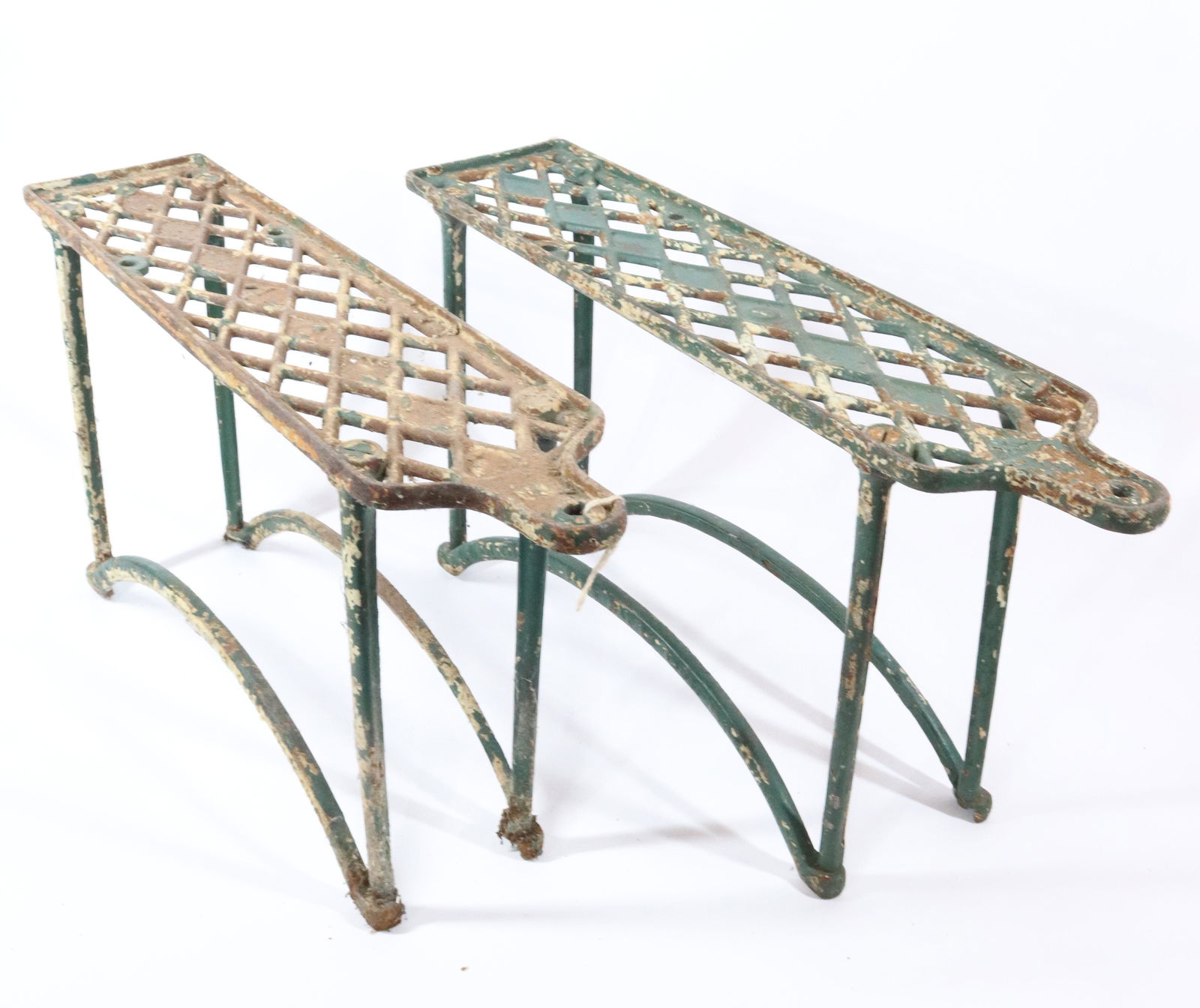 (2) CAST IRON RACKS (1 of 2)