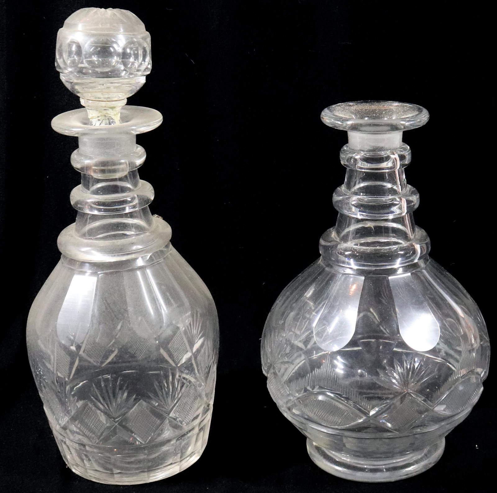 (2) PITTSBURGH CUT GLASS DECANTERS (1 of 3)