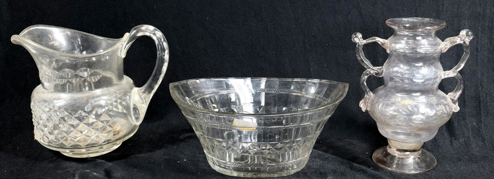 (3) EARLY IRISH CUT GLASS (1 of 3)