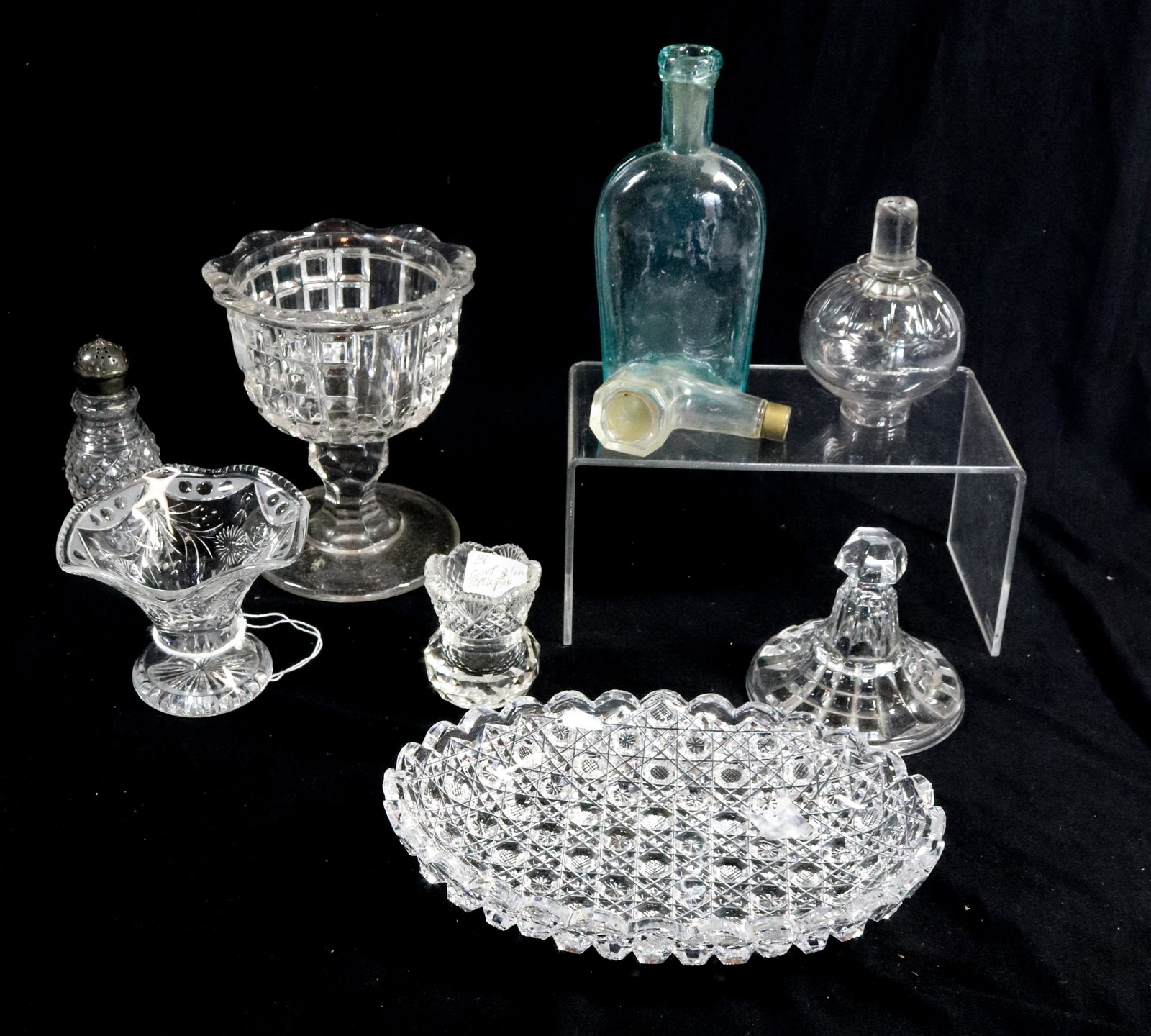 CUT AND PRESSED GLASS (1 of 6)