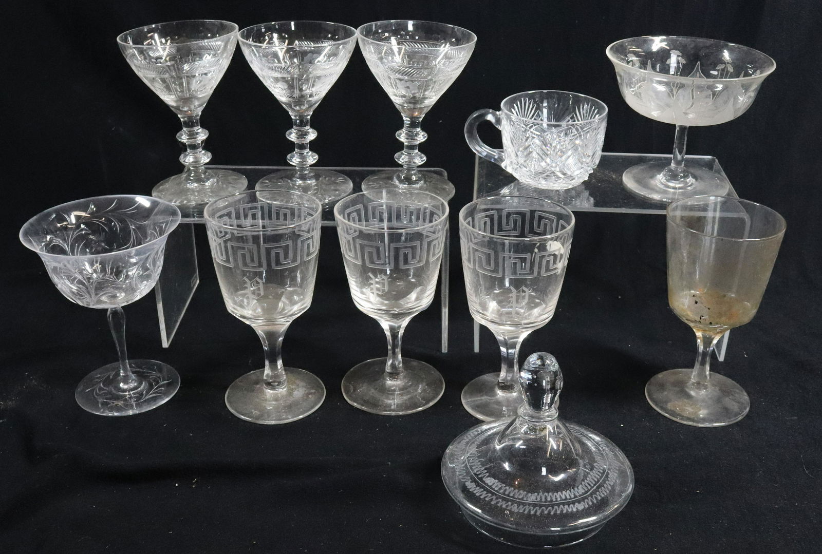 (11) ENGRAVED STEMWARE (1 of 5)