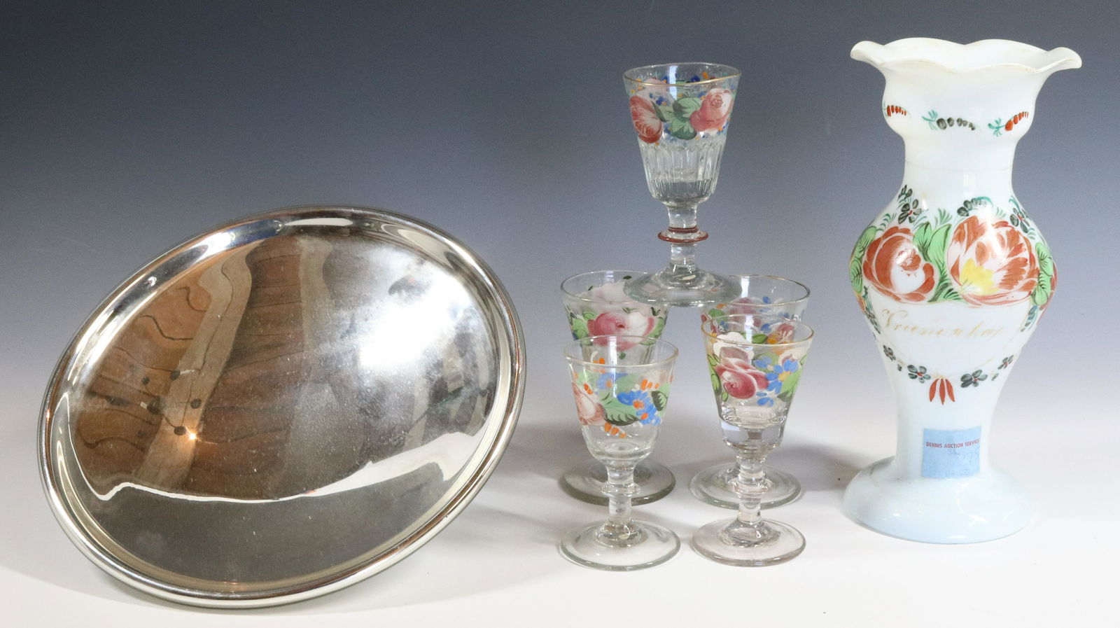 ENAMEL GLASS   LIGHT REFLECTOR (1 of 4)