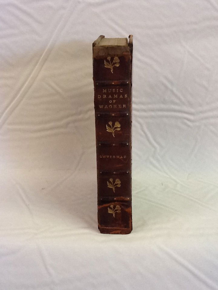 THE MUSIC DRAMAS OF RICHARD WAGNER AND HIS FESTIVAL: THE MUSIC DRAMAS OF RICHARD WAGNER AND HIS FESTIVAL THEATRE IN BAYREUTH. BY: ALBERT LAVIGNAC TRANSLATED BY: ESTHER SINGLETON WITH ILLUSTRATIONS AND DIAGRAMS NEW YORK DODD & MEAD & CO MDCCCCVI IN VERY