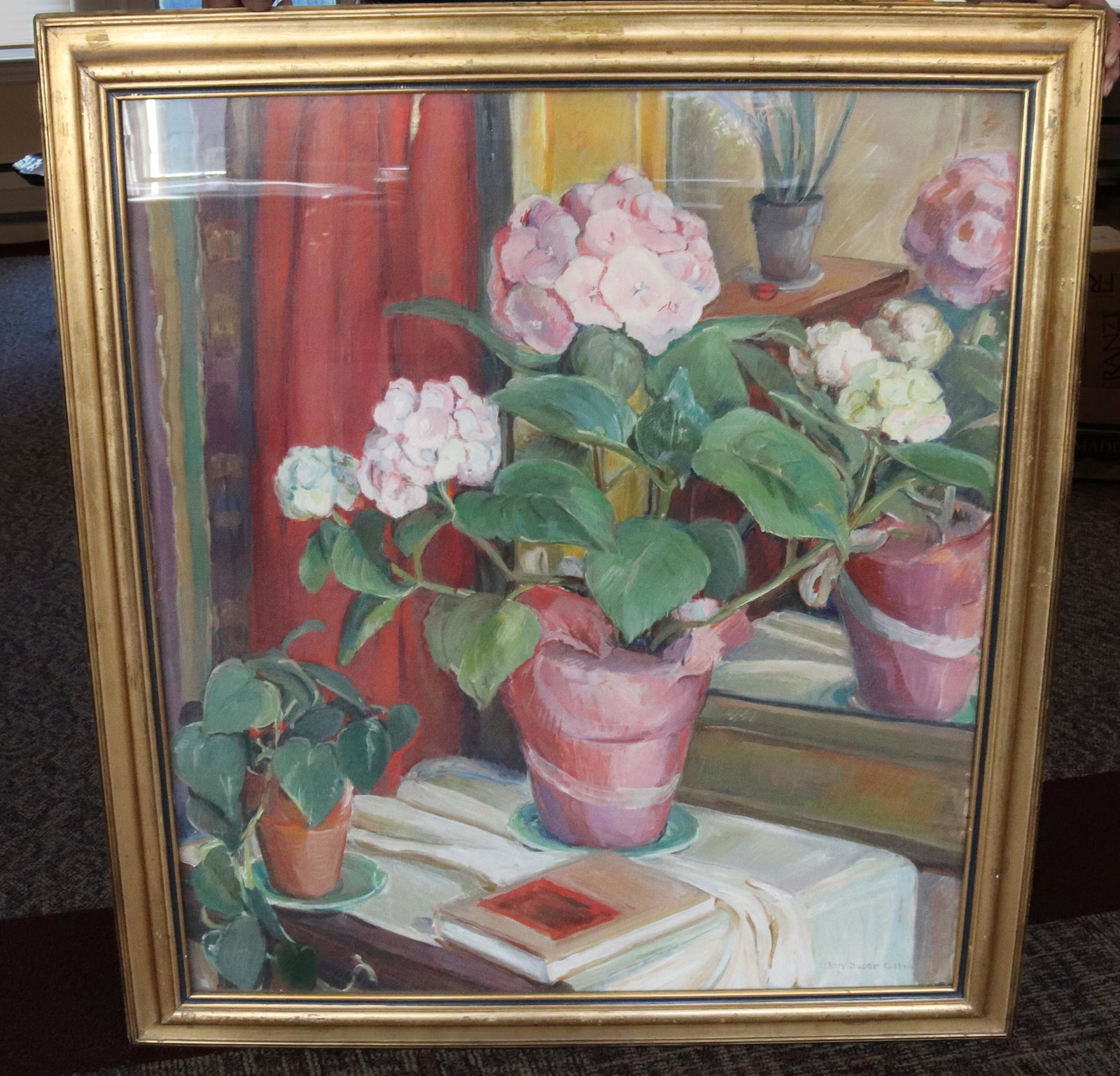 MARY SUSAN COLLINS OIL ON CANVAS (1 of 6)