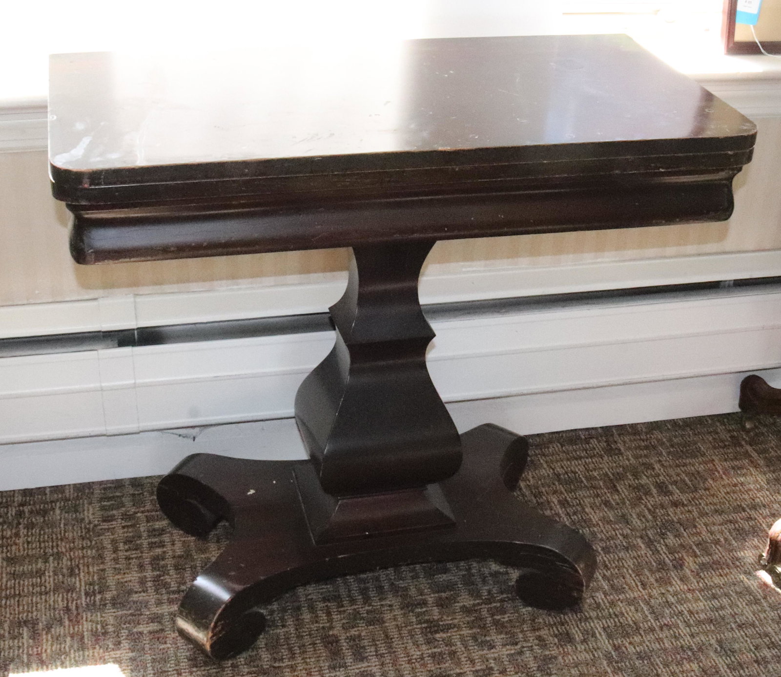 EMPIRE MAHOGANY GAME TABLE (1 of 4)