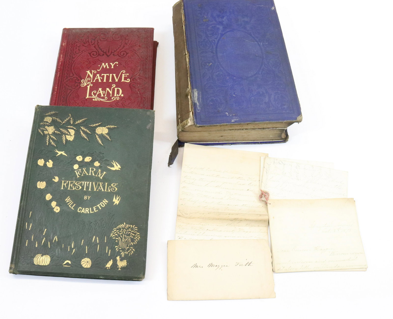 LOT OF ANTIQUE BOOKS (1 of 6)