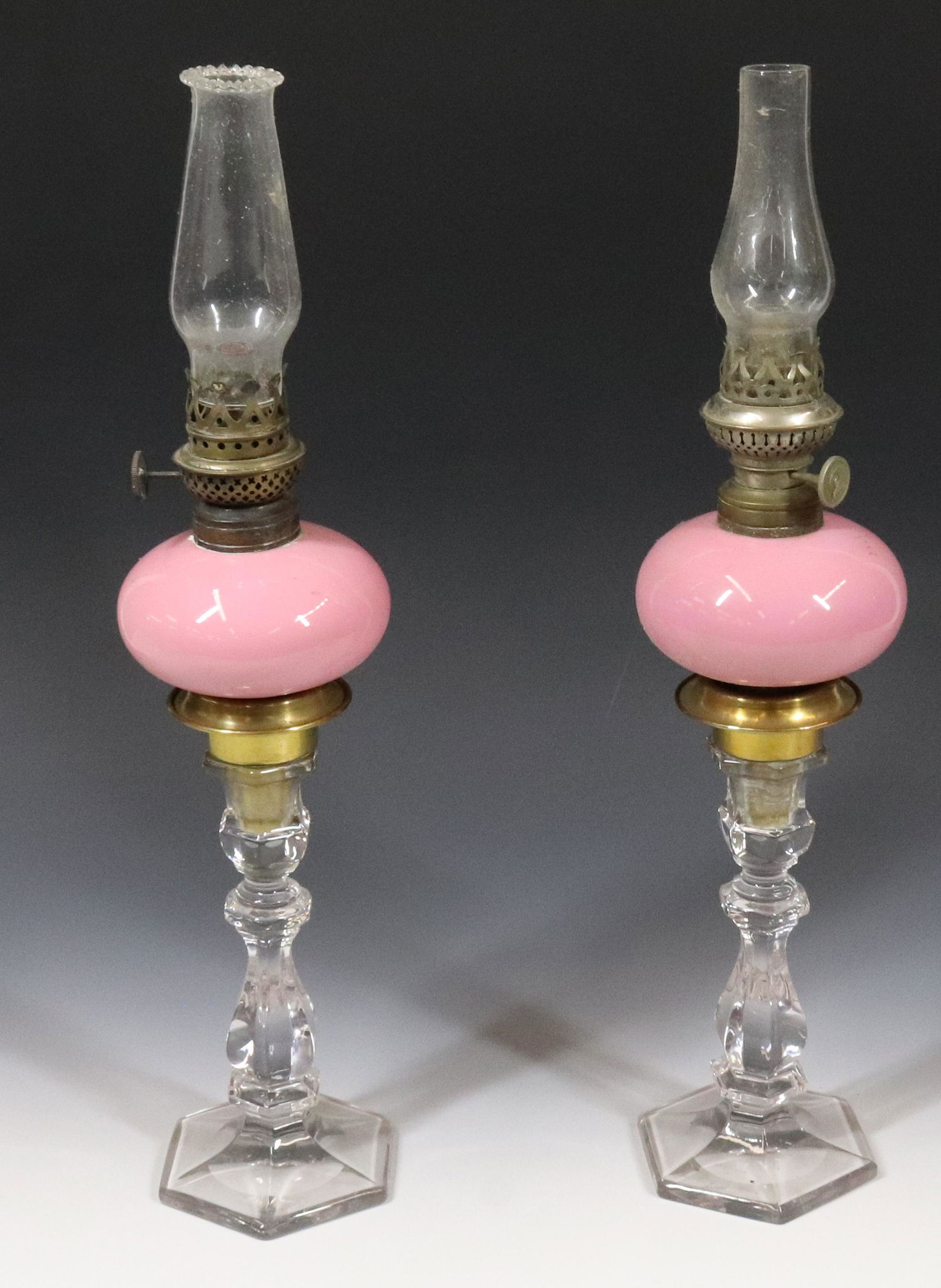 PAIR CASED PEG LAMPS (1 of 6)