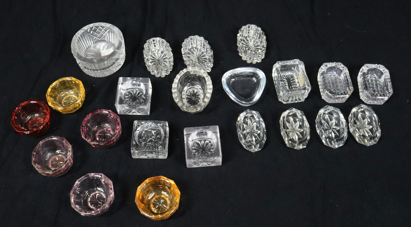 (22) PRESSED GLASS SALT DIPS (1 of 3)