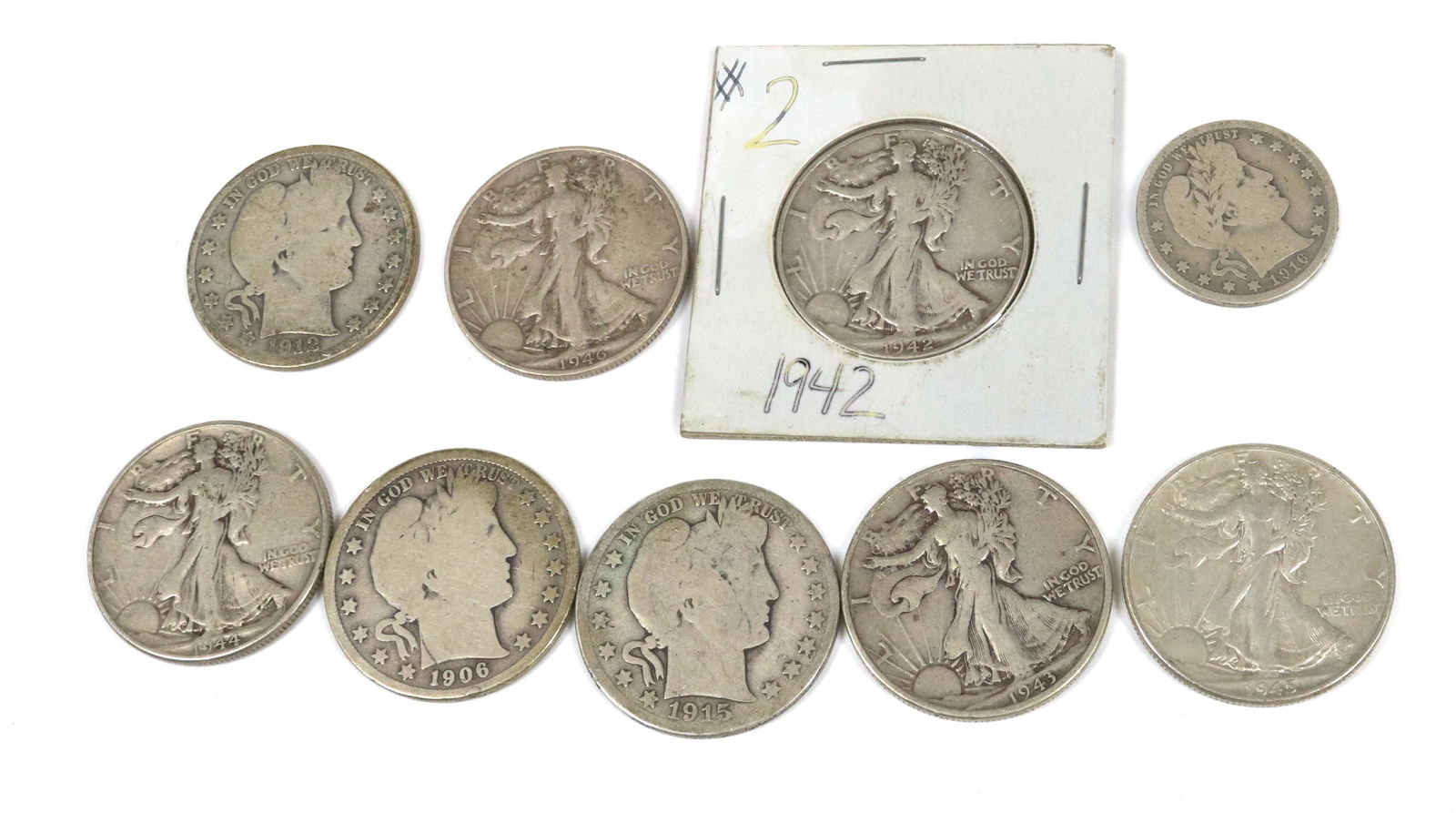 (9) USA SILVER COINS (1 of 2)