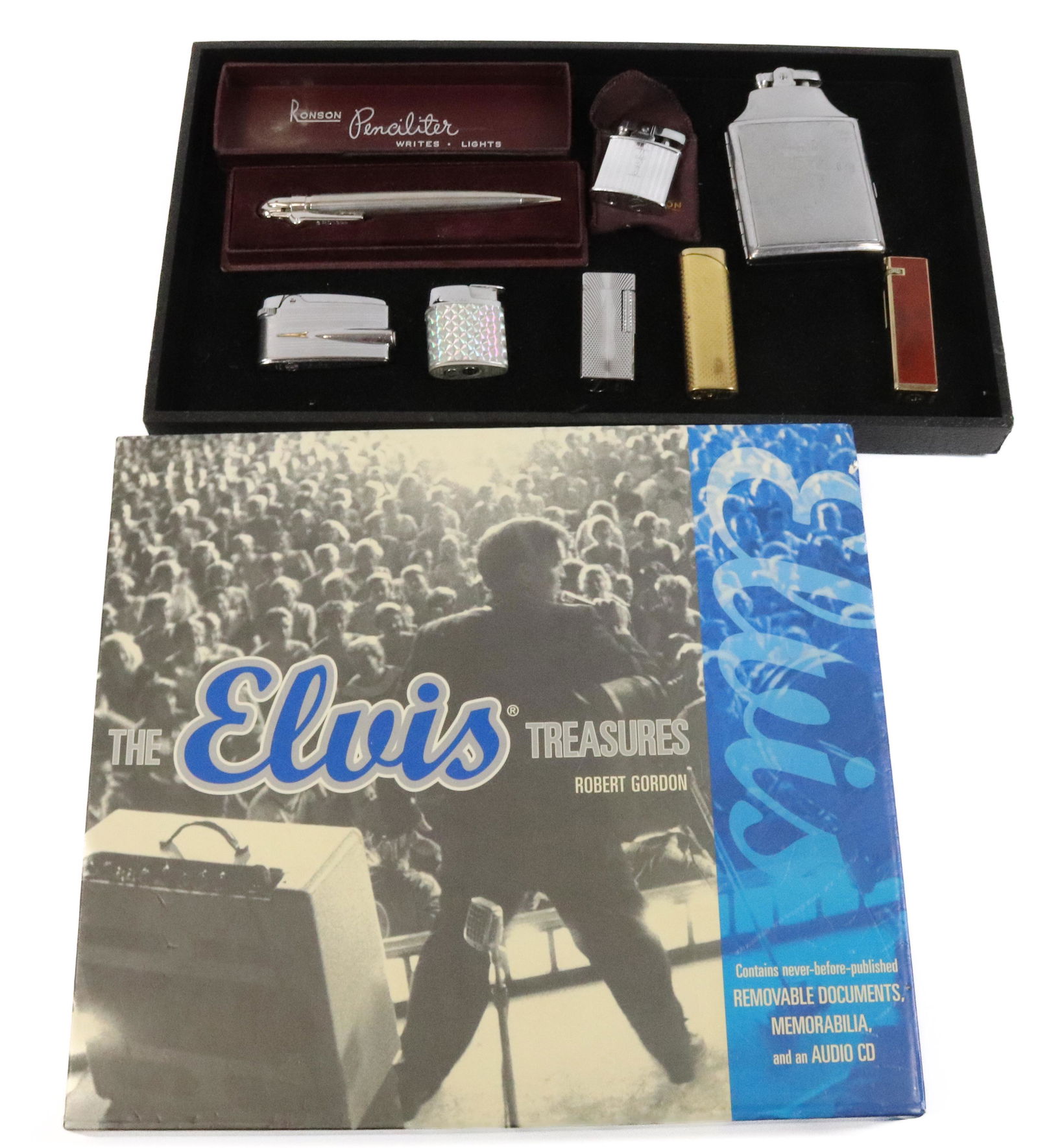 (9) RONSON LIGHTERS ELVIS BOOK (1 of 11)