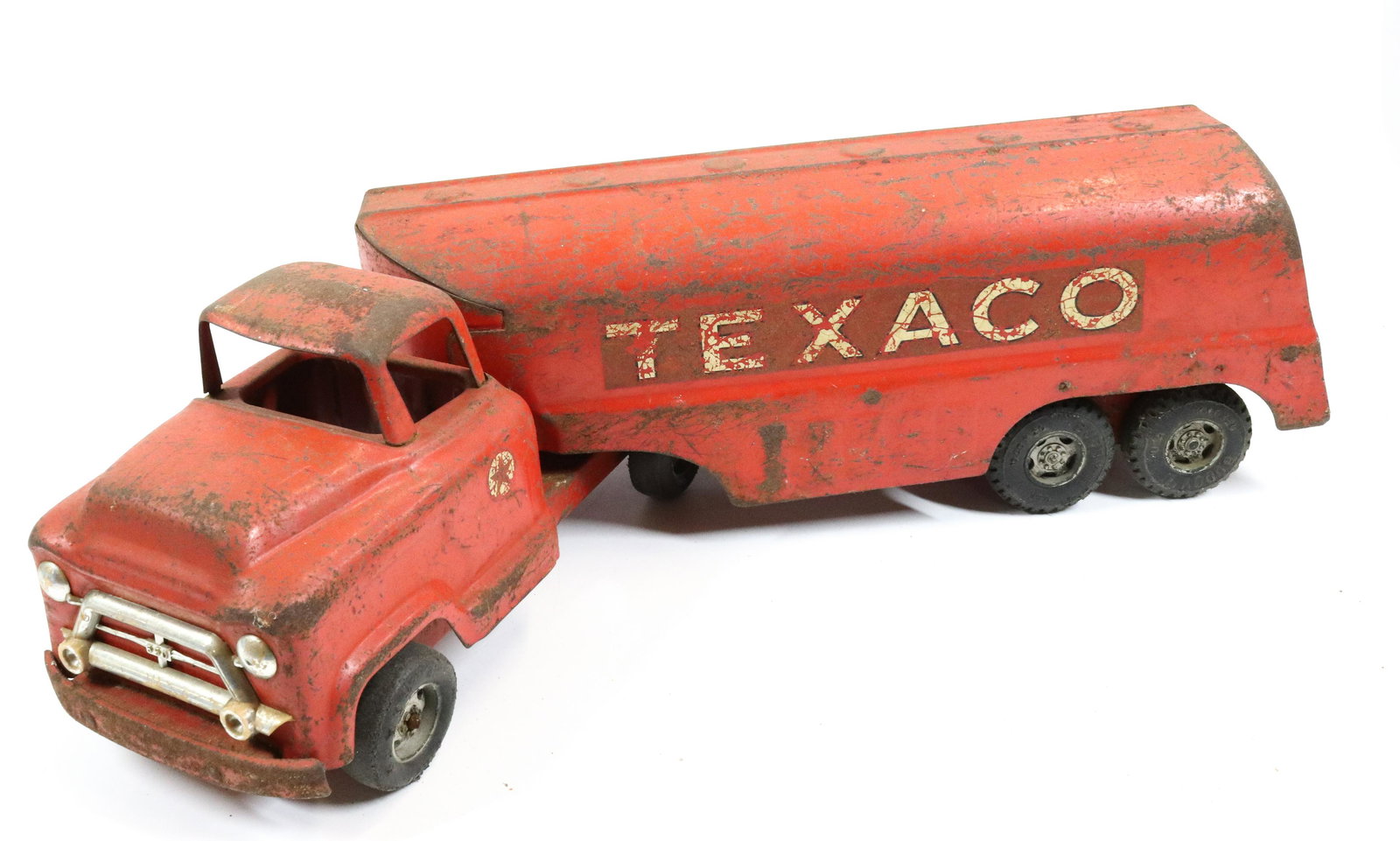 BUDDY L TEXACO TANKER TRUCK: ORIGINAL DECALS. 24" L.