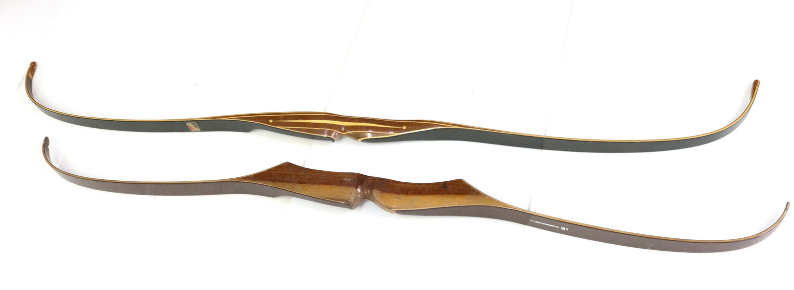 (2) RECURVE BOWS: (2) BOWS INCLUDING - IMPERIAL YORK ARCHERY 50-28 1191 68" AND BEN PEARSON COLT 7070, AD-13198 62" XX55#-28" Terms: UPDATED 2023 TERMS FOR PURCHASING AND SHIPPING OF AUCTION ITEMS. PLEASE READ CAREFULL
