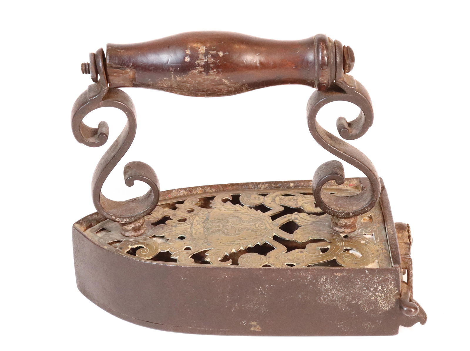 UNUSUAL GERMAN BOX IRON (1 of 5)