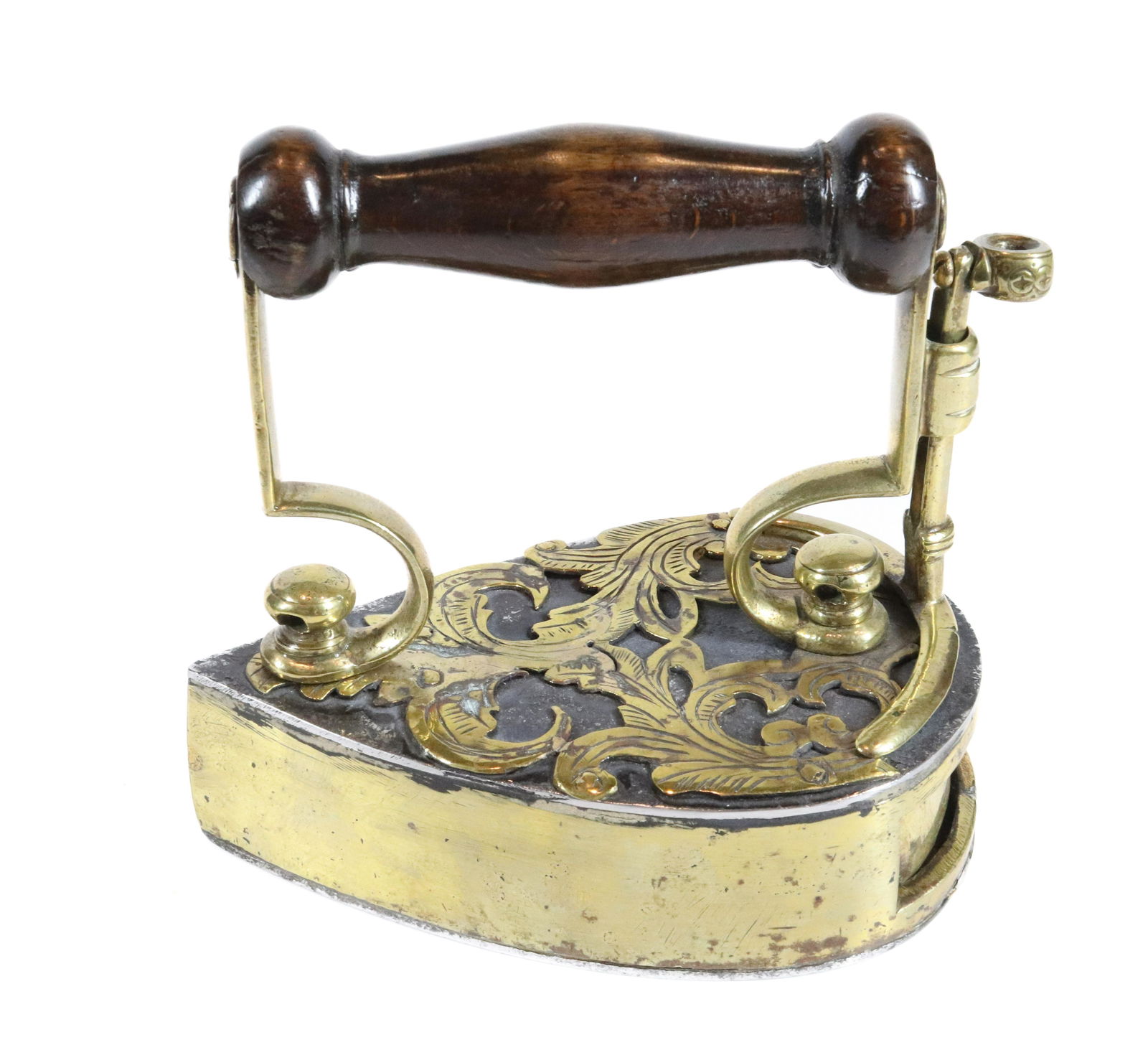 EARLY 19TH CENTURY GERMAN ROUND BACK SLUG IRON (1 of 5)