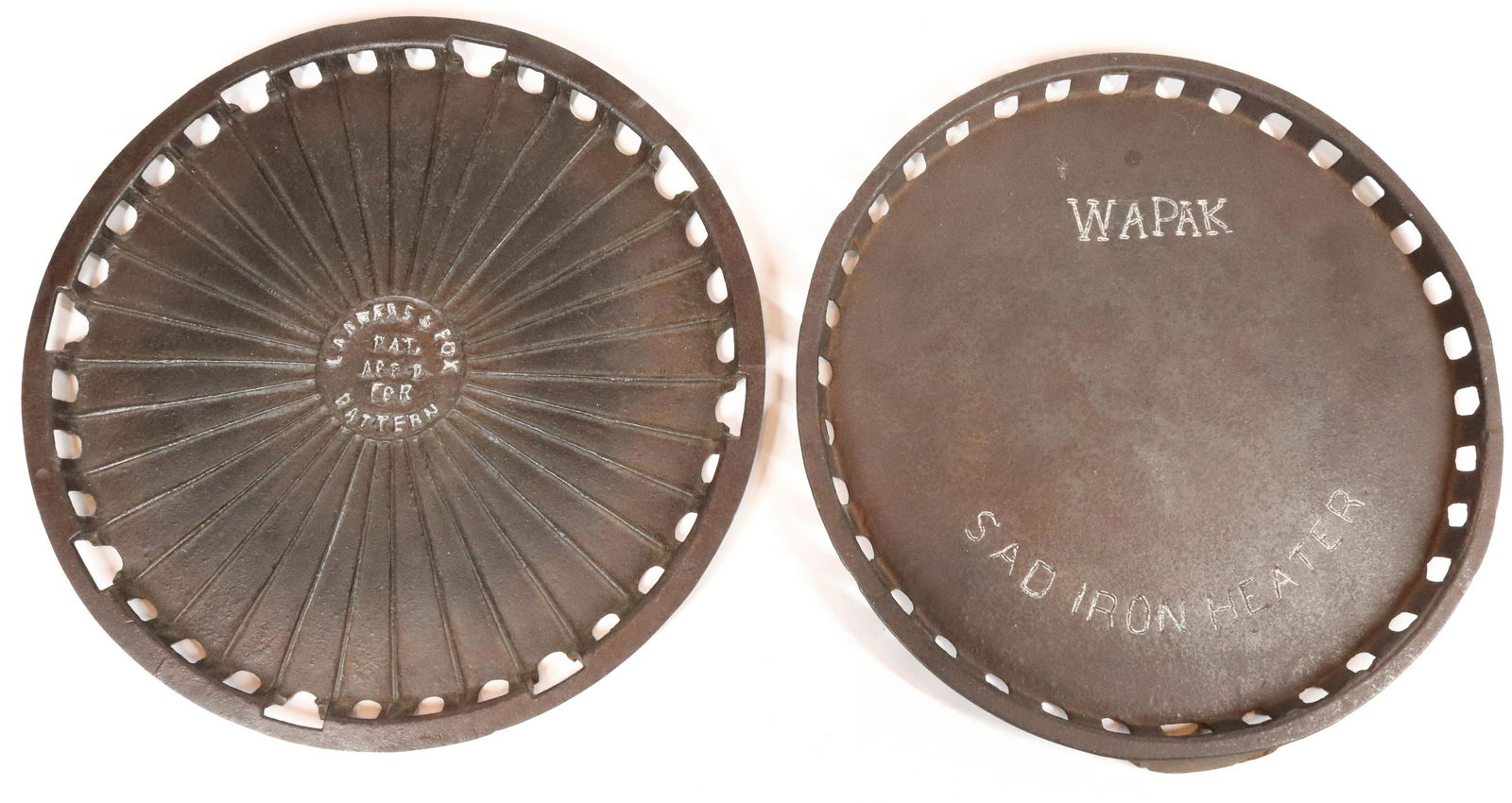 (2) SAD IRON HEATERS (1 of 3)