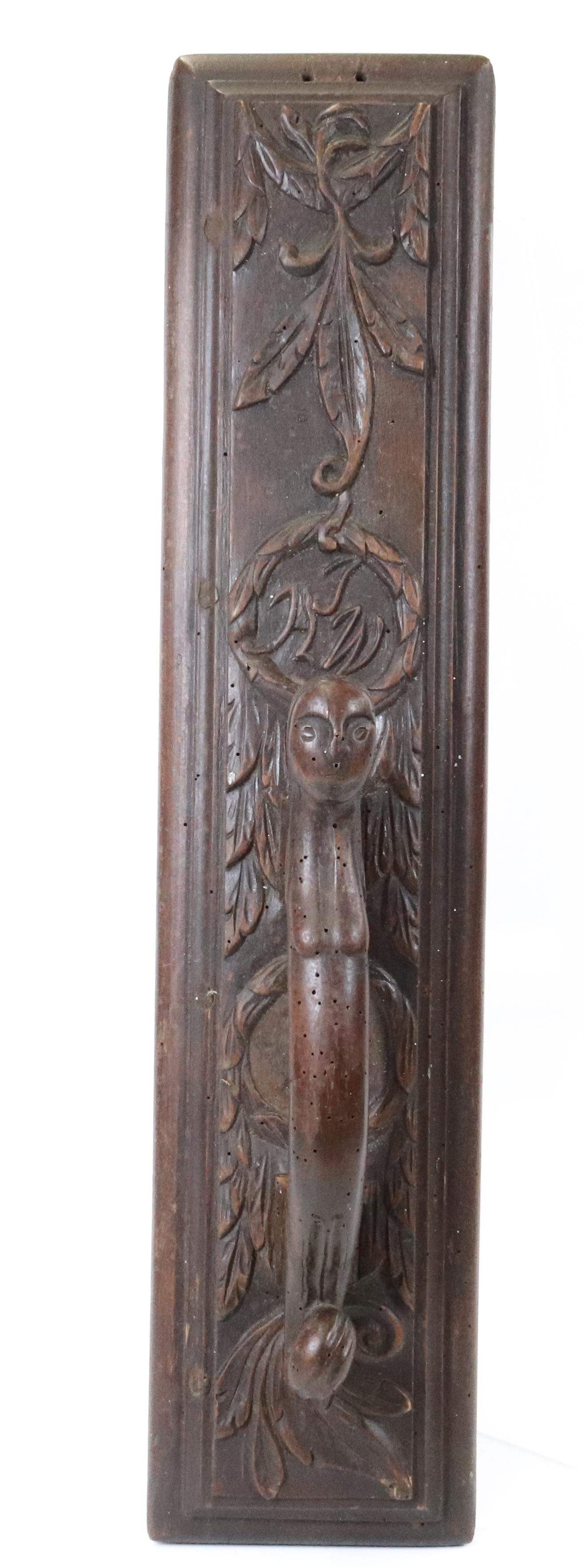 CARVED 19TH C. EUROPEAN MANGLE BOARD (1 of 4)
