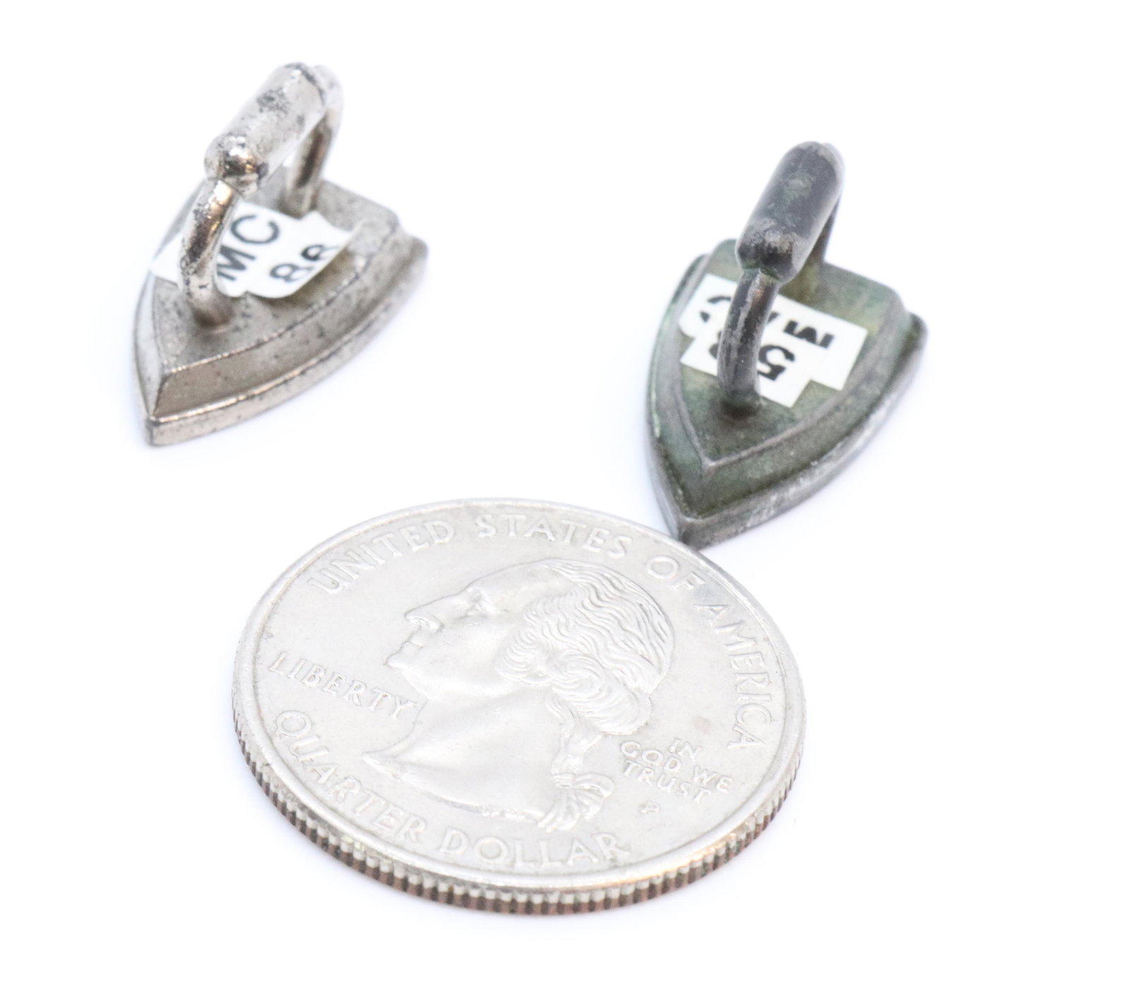 (2) MINIATURE ADVERTISING IRONS (1 of 3)