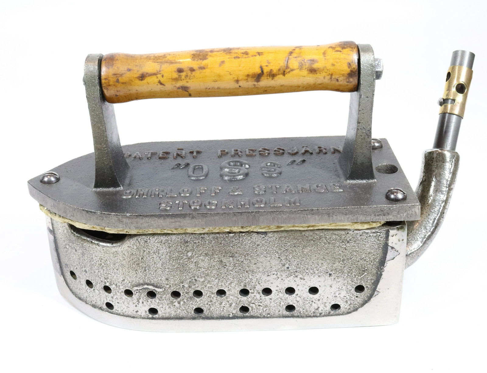 SWEDISH GAS TAILOR IRON (1 of 3)