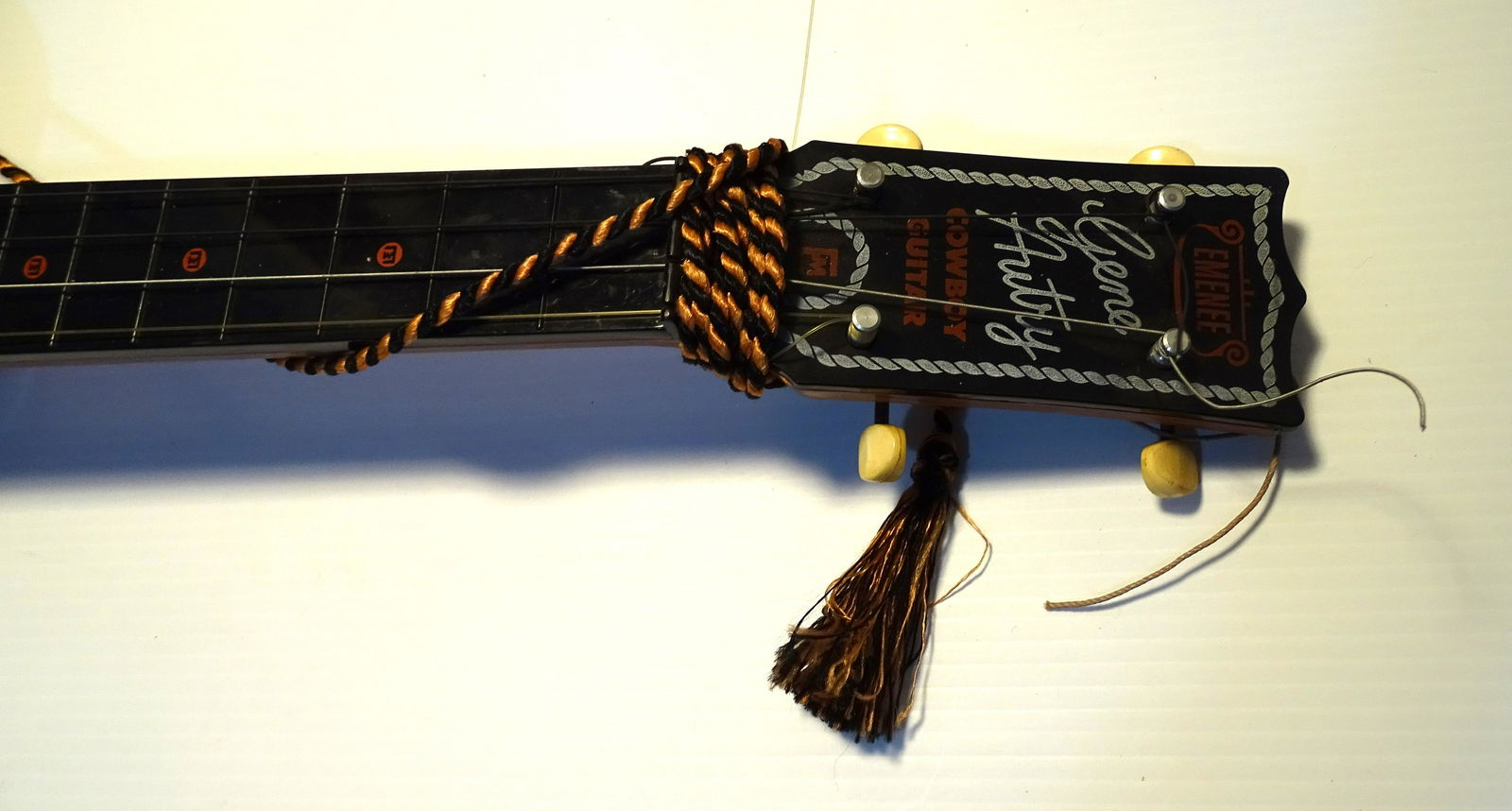 GENE AUTRY GUITAR: EMENEE TOYS, GENE AUTRY GUITAR WITH BOX UPDATED 2023 Terms for Purchasing and Shipping of Auction Items. Please read carefully before bidding. All payments for purchases will be made through LiveAucti