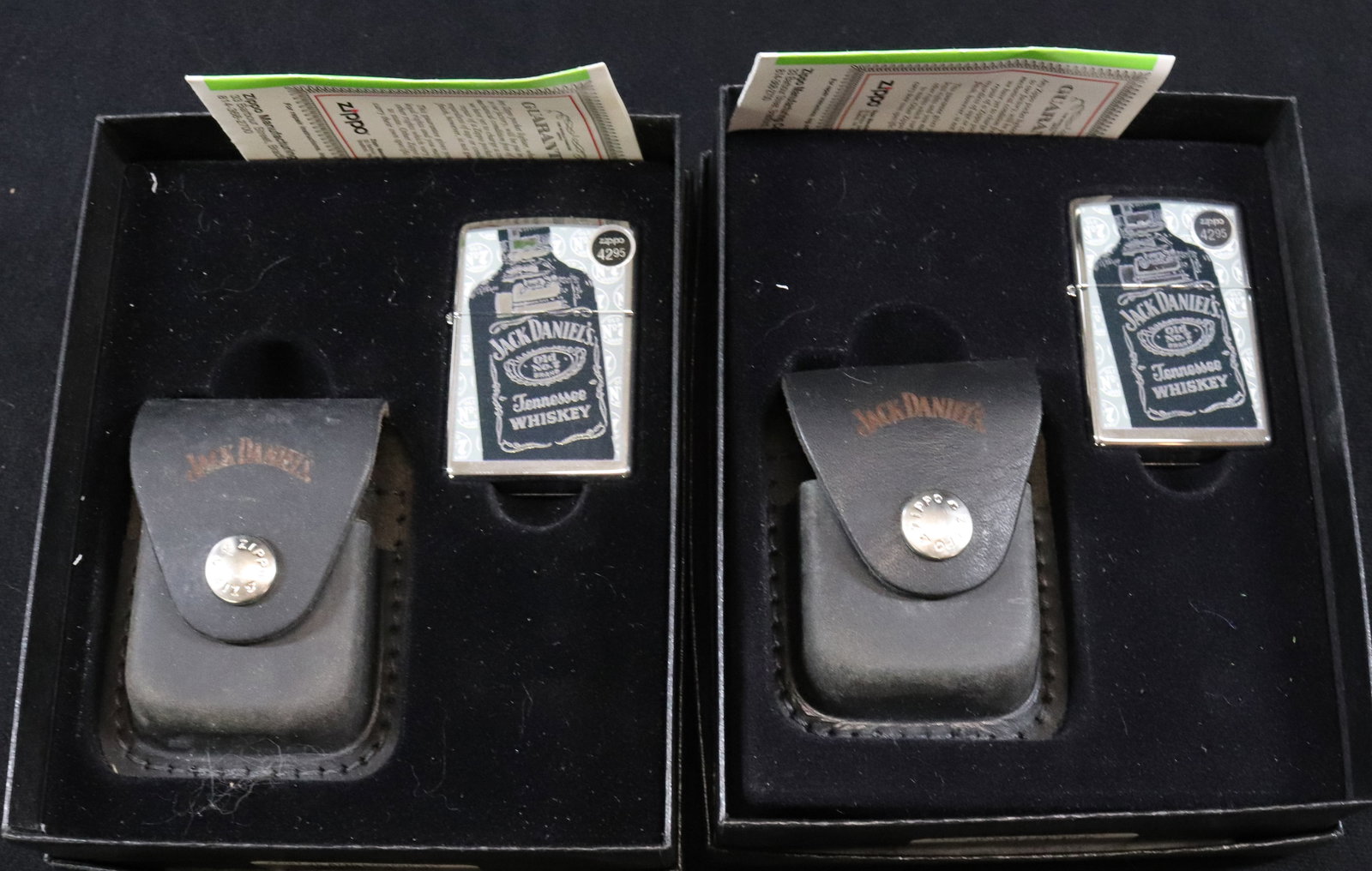 (2) ZIPPO JACK DANIELS LIGHTERS (1 of 2)