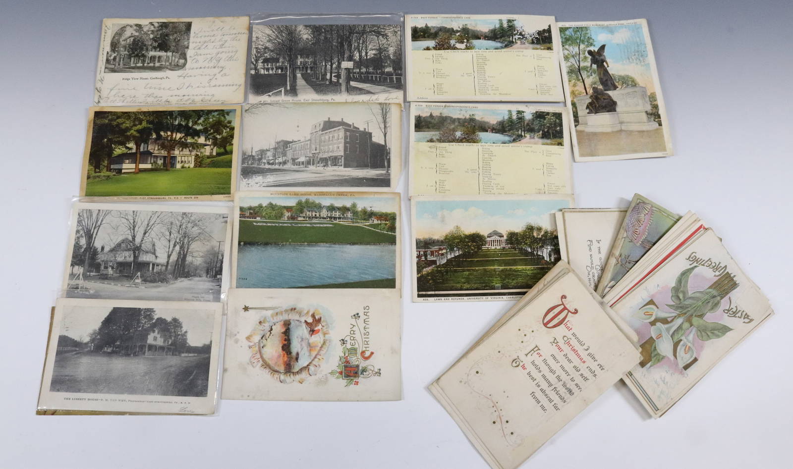 Lot Of Vintage Postcards Auction